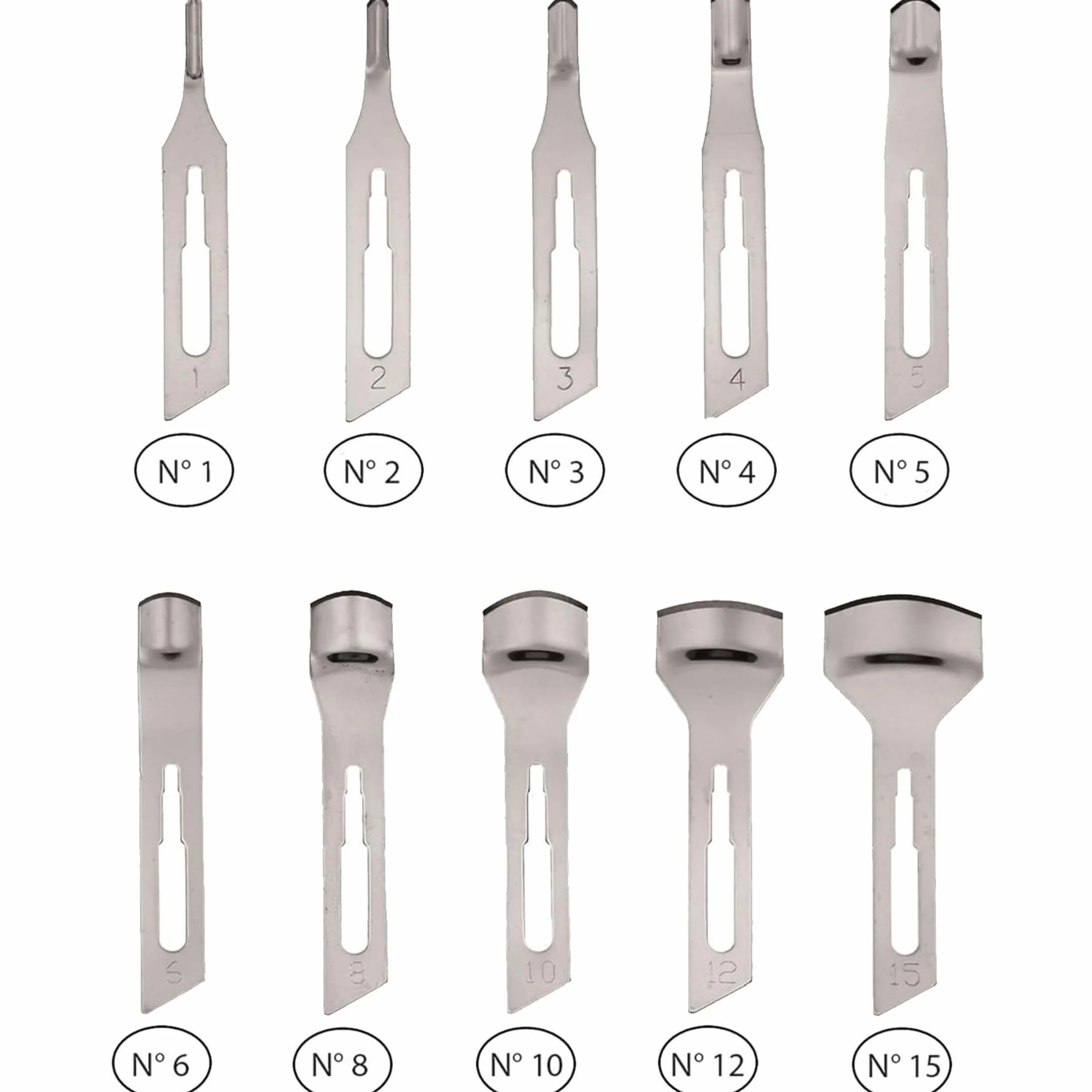 Sgorbie Lame 3 mm Pedicure Professionale Monouso Sterili 20 pz