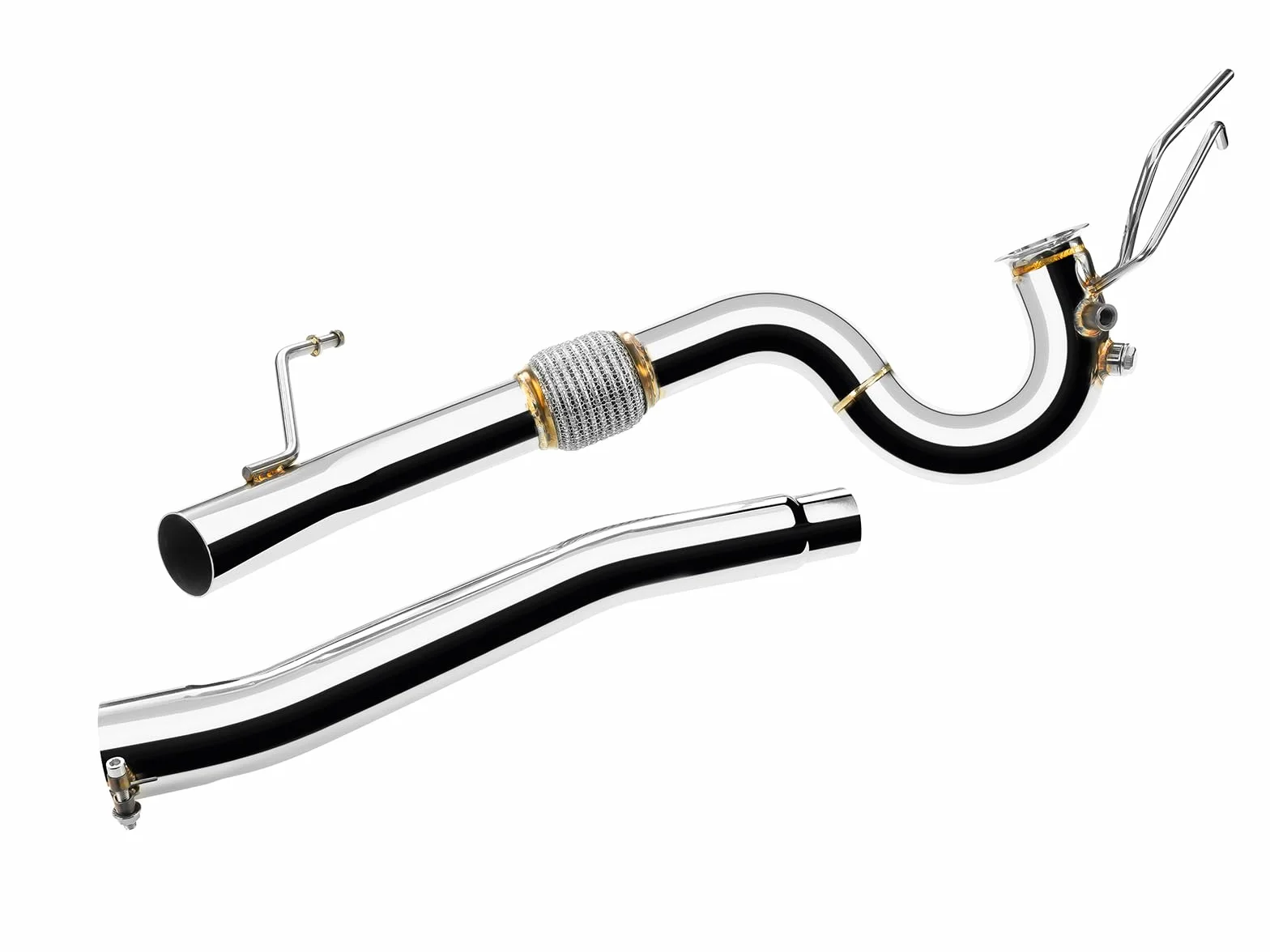 fmic.eu PERFORMANCE Downpipe per VOLKSWAGEN Passat 1.9 2.0 TDI B6 2006-2011 tubo di scarico Acciaio inossidabile Auto Tubo Scarico