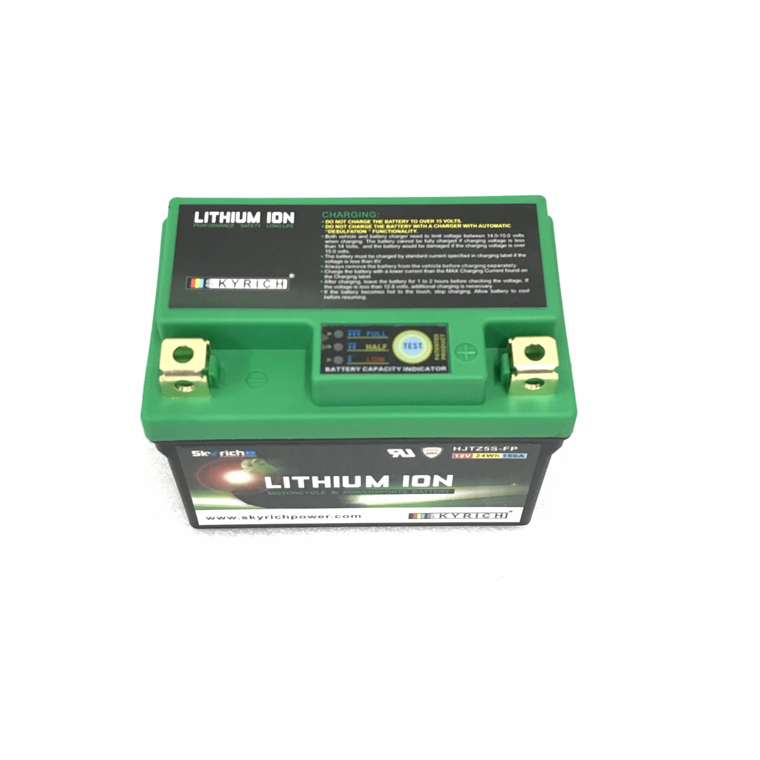 Skyrich HJTZ5S-FP Batteria ricaricabile industriale Litio 12 V 24 Wh 120 A