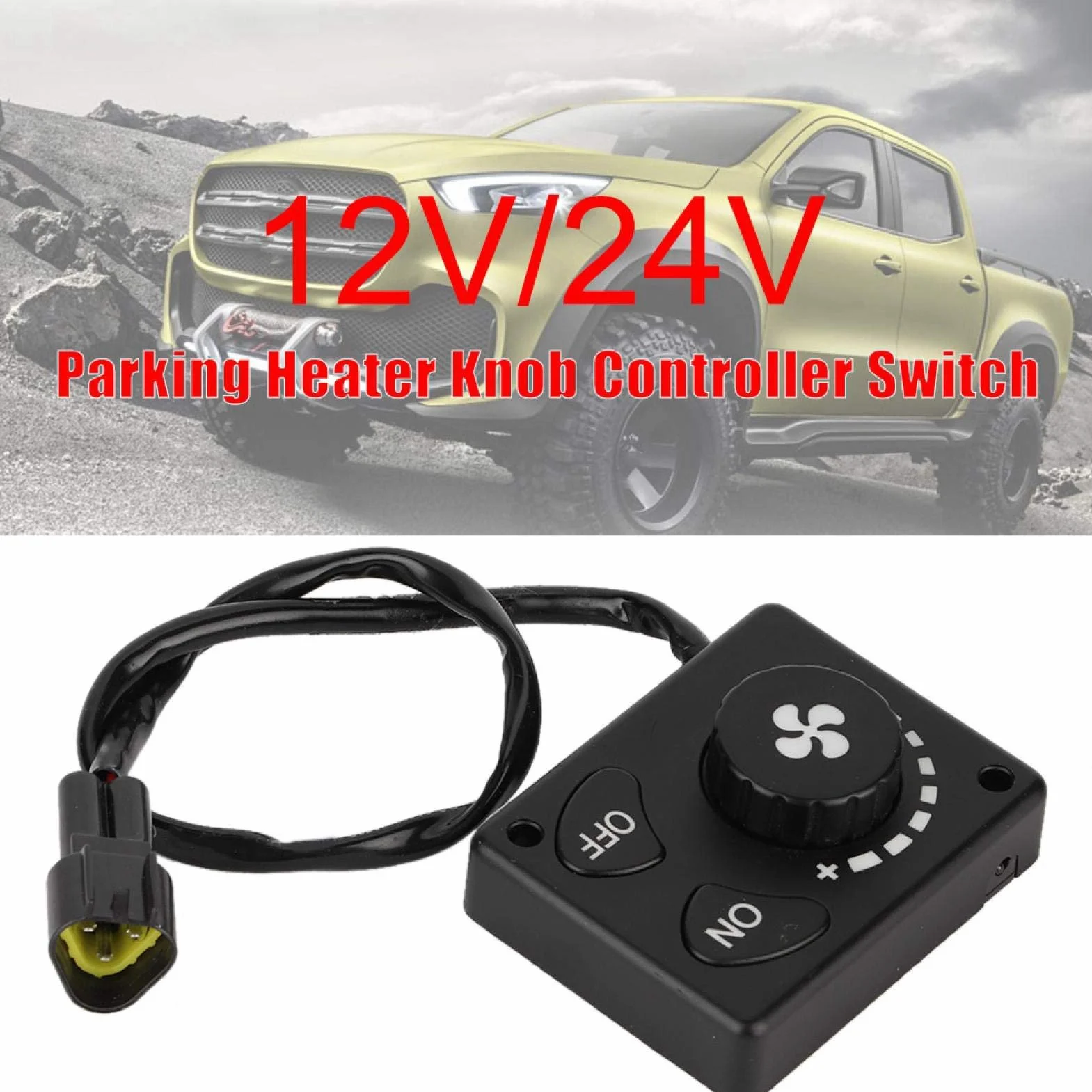 Akozon Turbos Parts, on off termostato webasto Manopola dell'interruttore del riscaldatore di parcheggio Interruttori di controllo di ricambio per autoveicoli