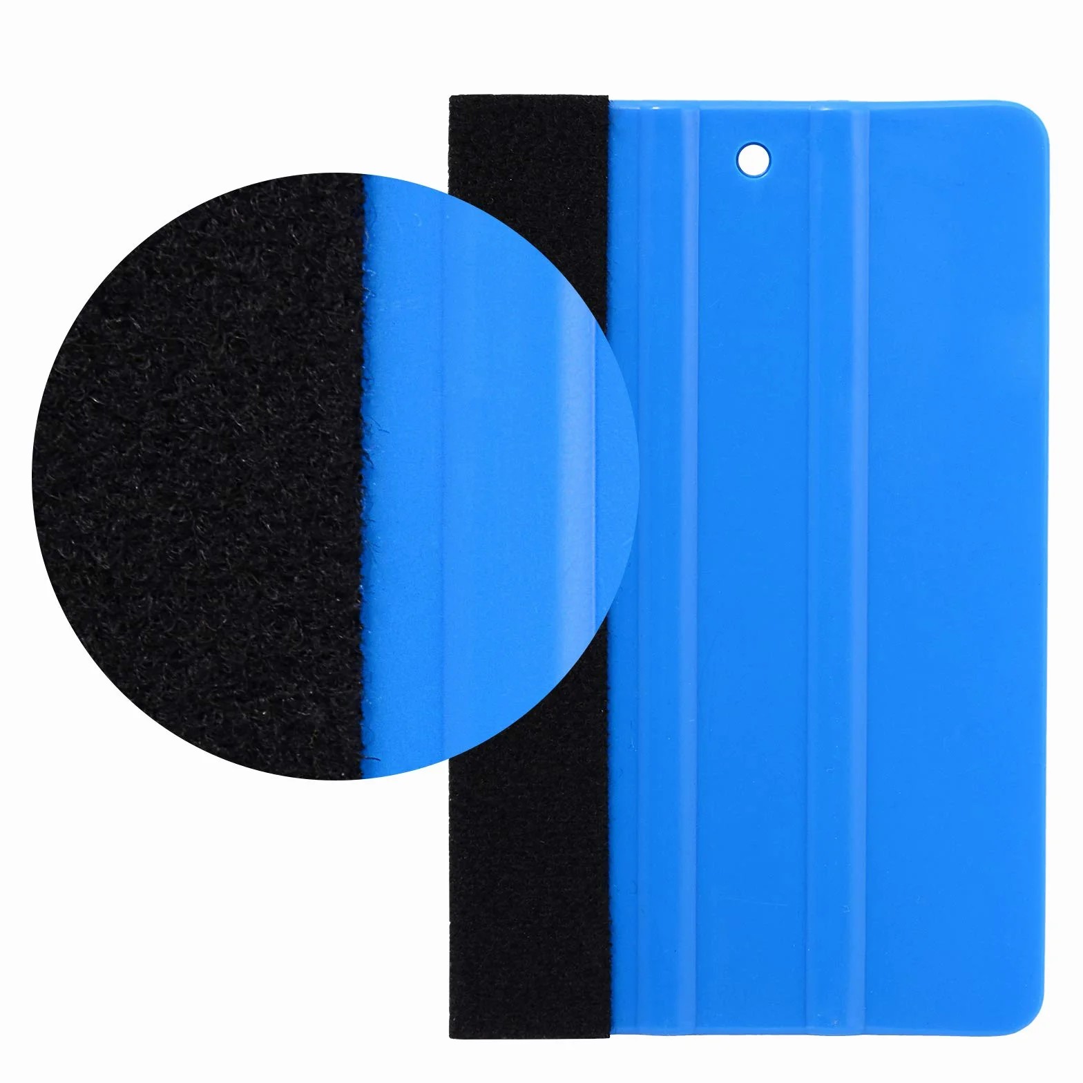 Ehdis 10 Pezzi Spatola Professionale con Feltro AntiGraffio Installazione Tool per Wrapping pellicola, pellicola per vetri, Pellicole protettive, pellicola vetri auto, Car wrapping (10 PCS, Blu-)