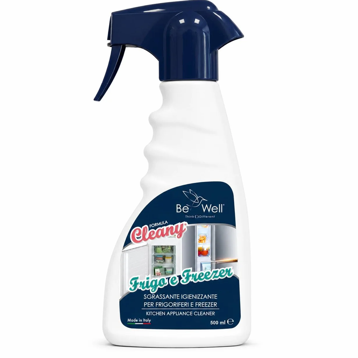 CLEANY Detergente Igienizzante Frigorifero Freezer Spray 500 ml Made in Italy