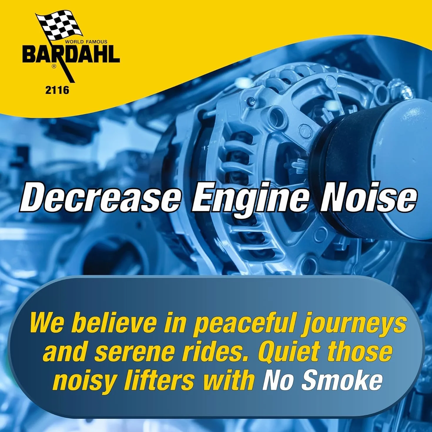 Bardahl Trattamento No Smoke 473ml - Aumenta Viscosità Olio Motore per Auto Benzina Diesel