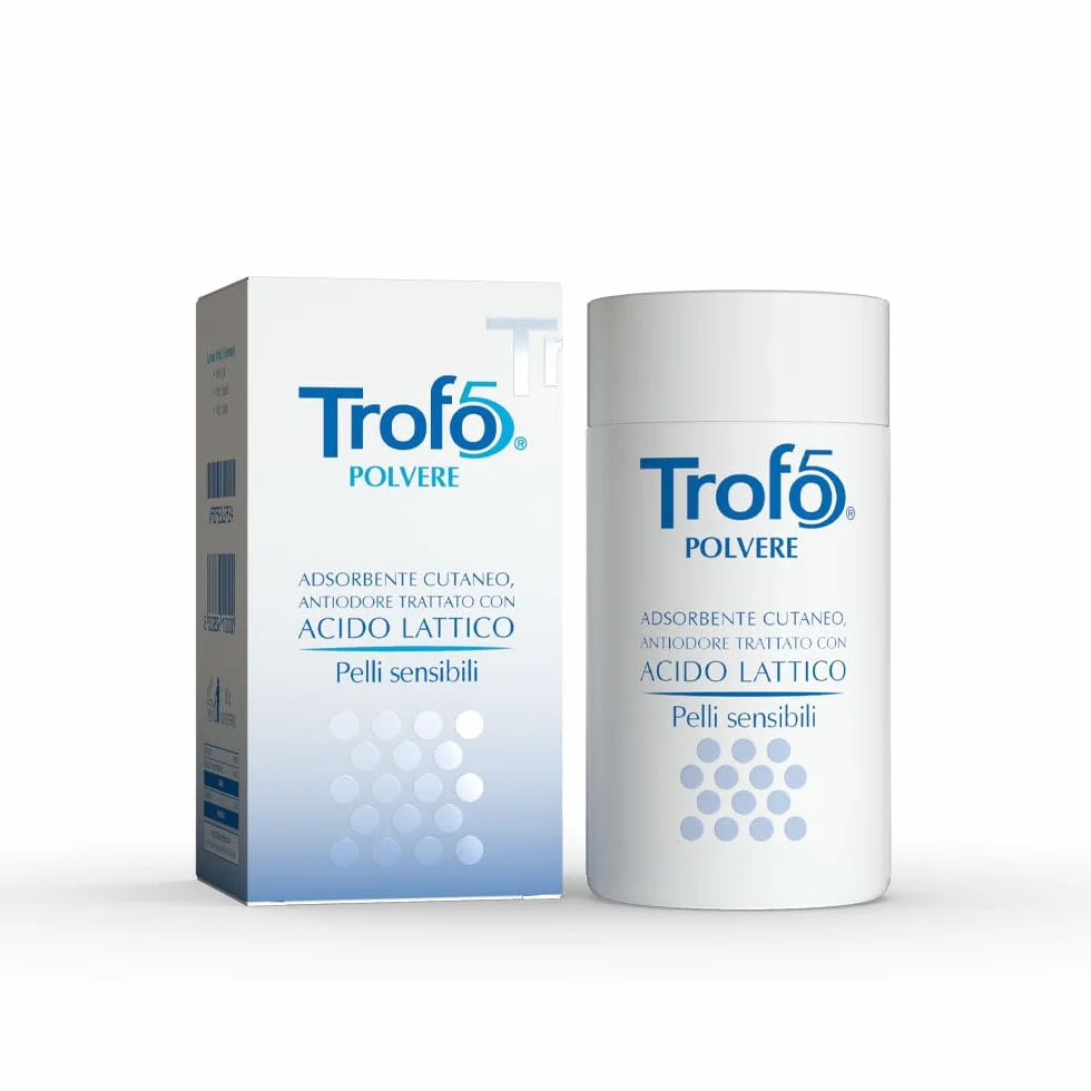 Trofo5 Deodorante in Polvere Antiodore Adsorbente Cutaneo 50g