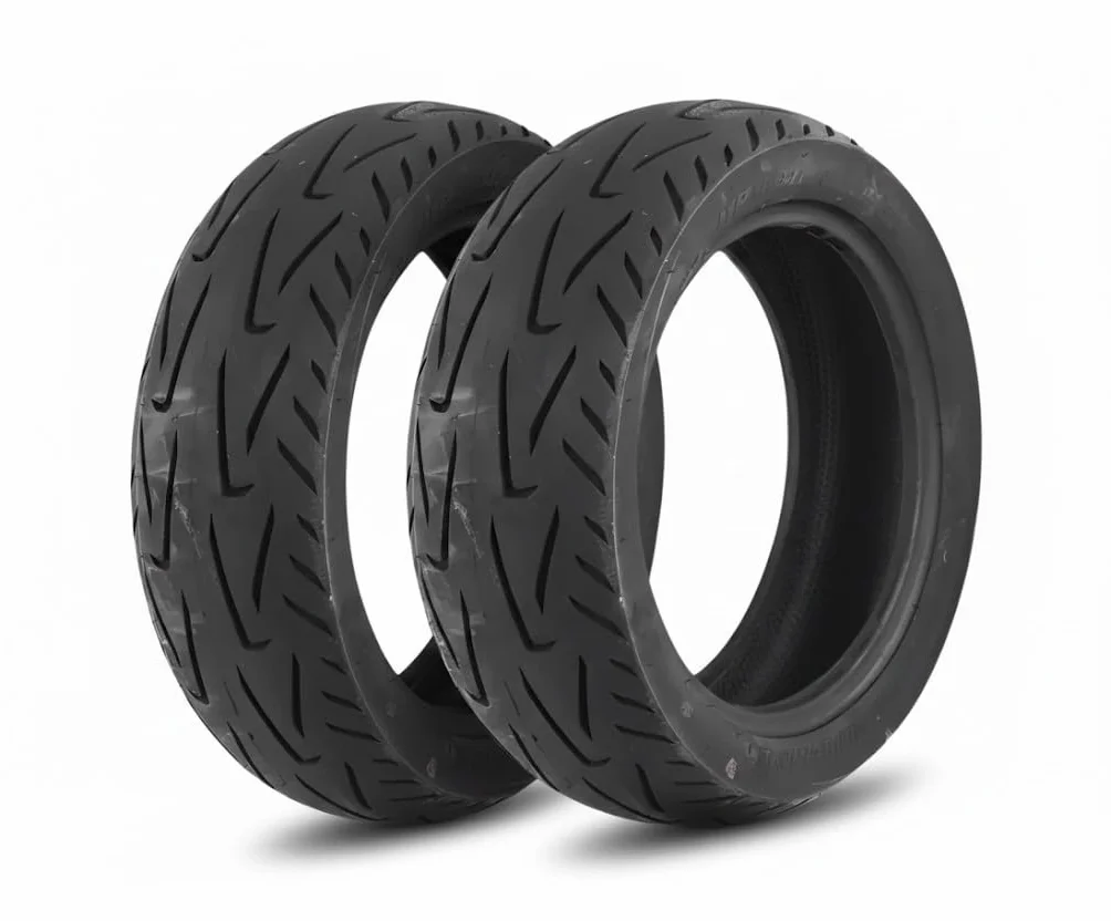 405655825 + 405655810 o H968 - COPPIA PNEUMATICI ANTERIORE/POSTERIORE SCOOTER 100/80-16 120/80-16 PER SH 125 2001-2004 SH I 150 2017-2024 SH IE DD 150 2009-2012 AGILITY I R16 200 2010-2013