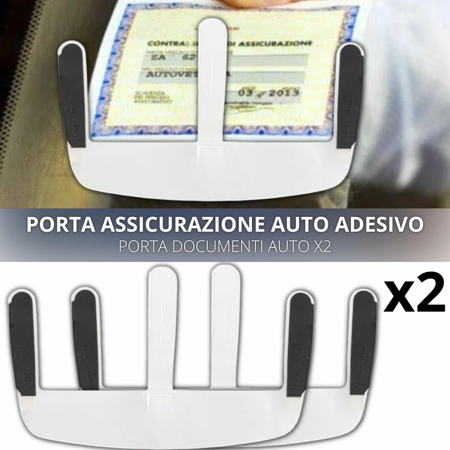 Adesivi Per Auto x2 Porta Documenti Auto Disability Card Tassista Macchina Biglietti di Parcheggio Accessori Auto Portadocumenti