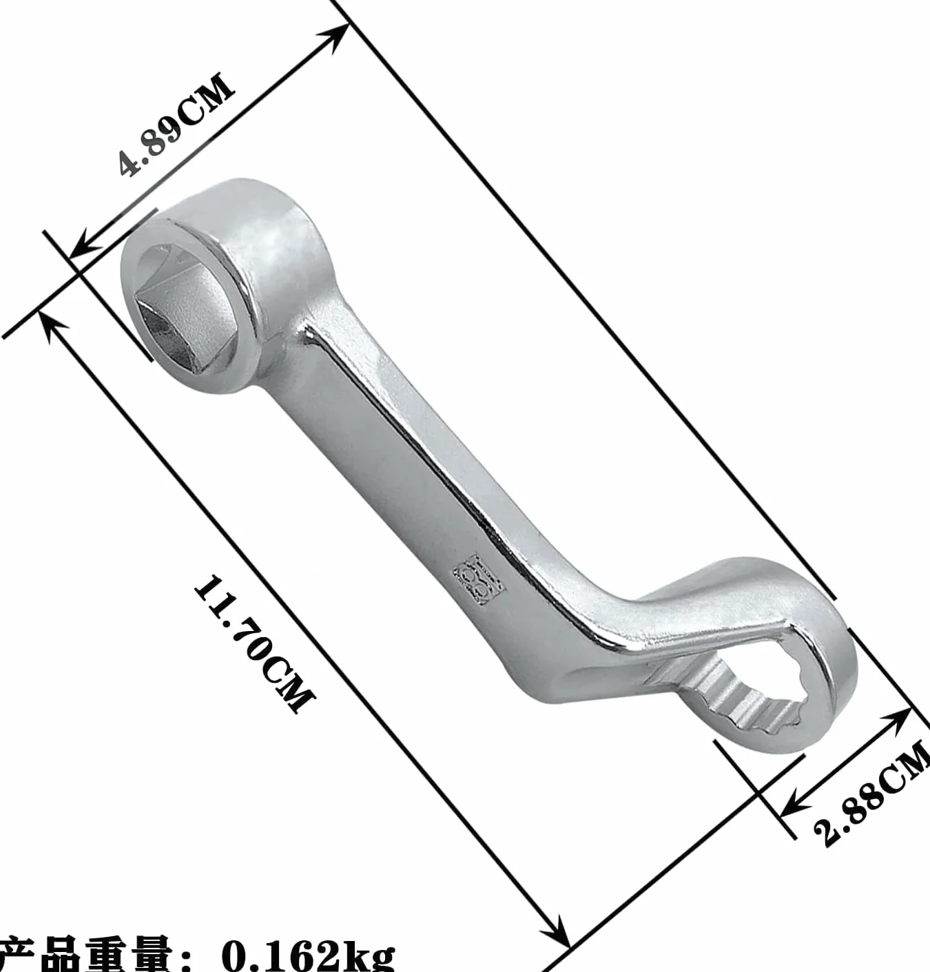 ZKTOOL 18mm Strumento di Regolazione del Camber Sospensione VAG, Chiave Campanatura Asse Posteriore, Allineamento Ruote OEM T10179