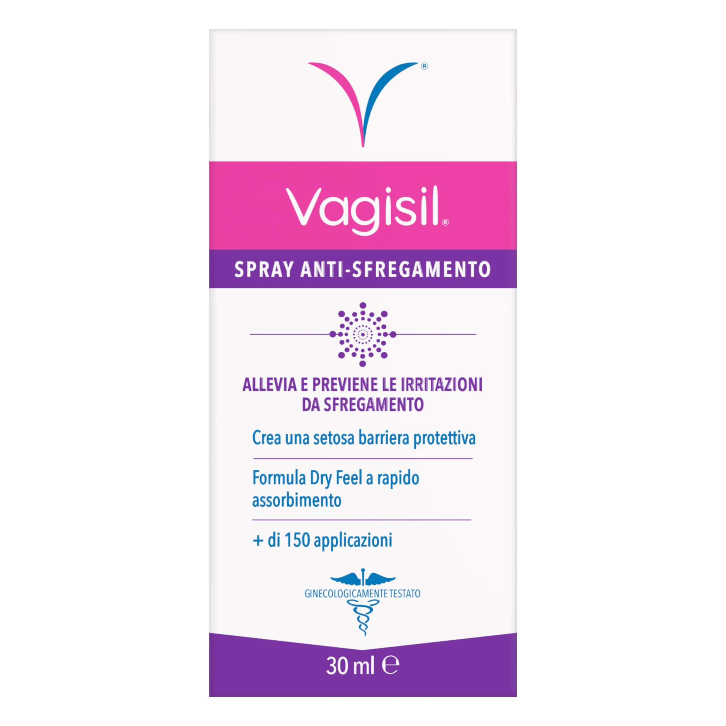 Vagisil Spray Antisfregamento 30 ml Protegge Da Irritazioni Da Sfregamento e Arrossamenti