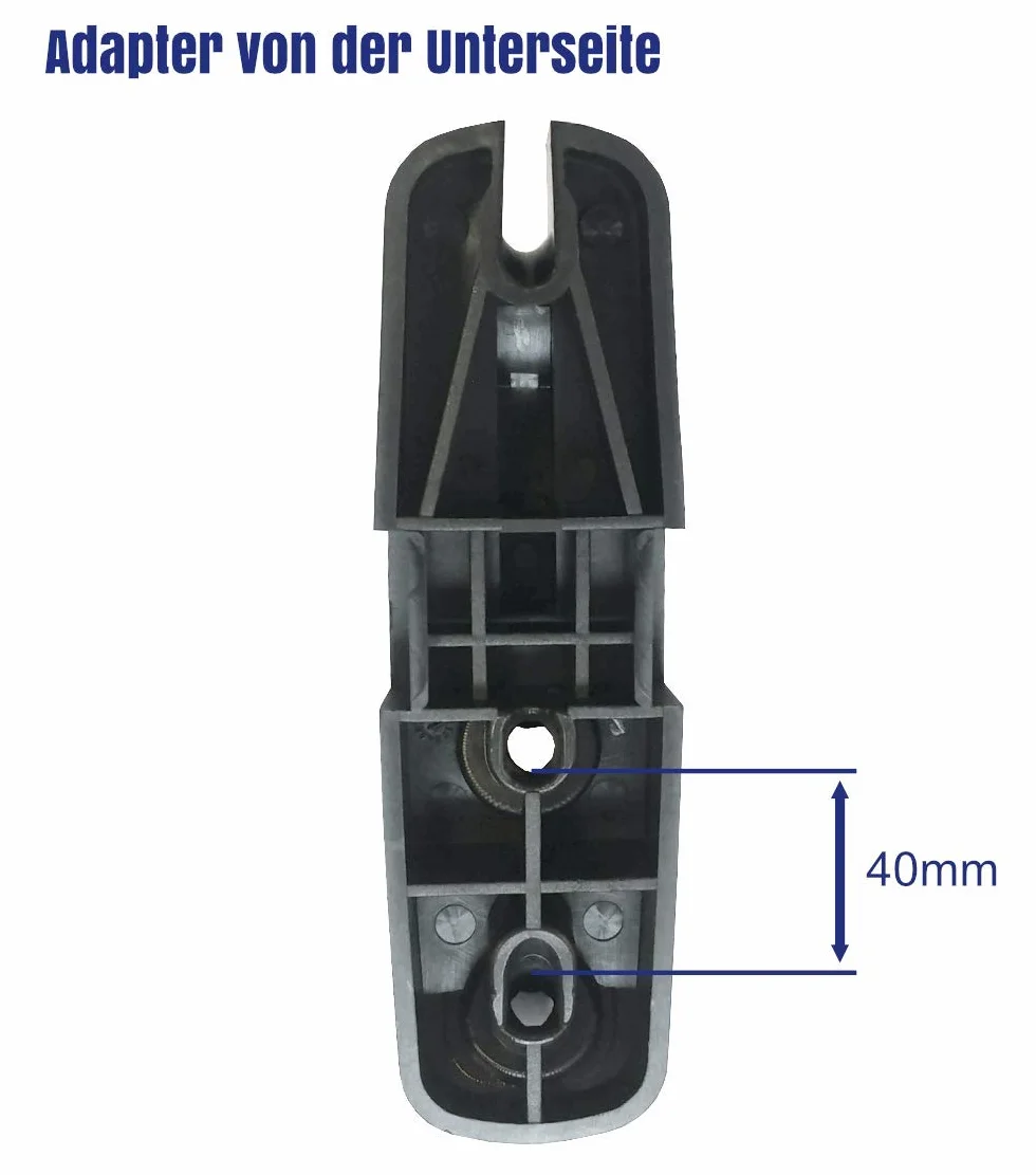G3 KIT ADATTATORE FISSAGGIO BOX BARRE CON LARGHEZZA FINO A 90 MM (4 PEZZI) - RACK DI TRASPORTO PER AUTOMOBILE