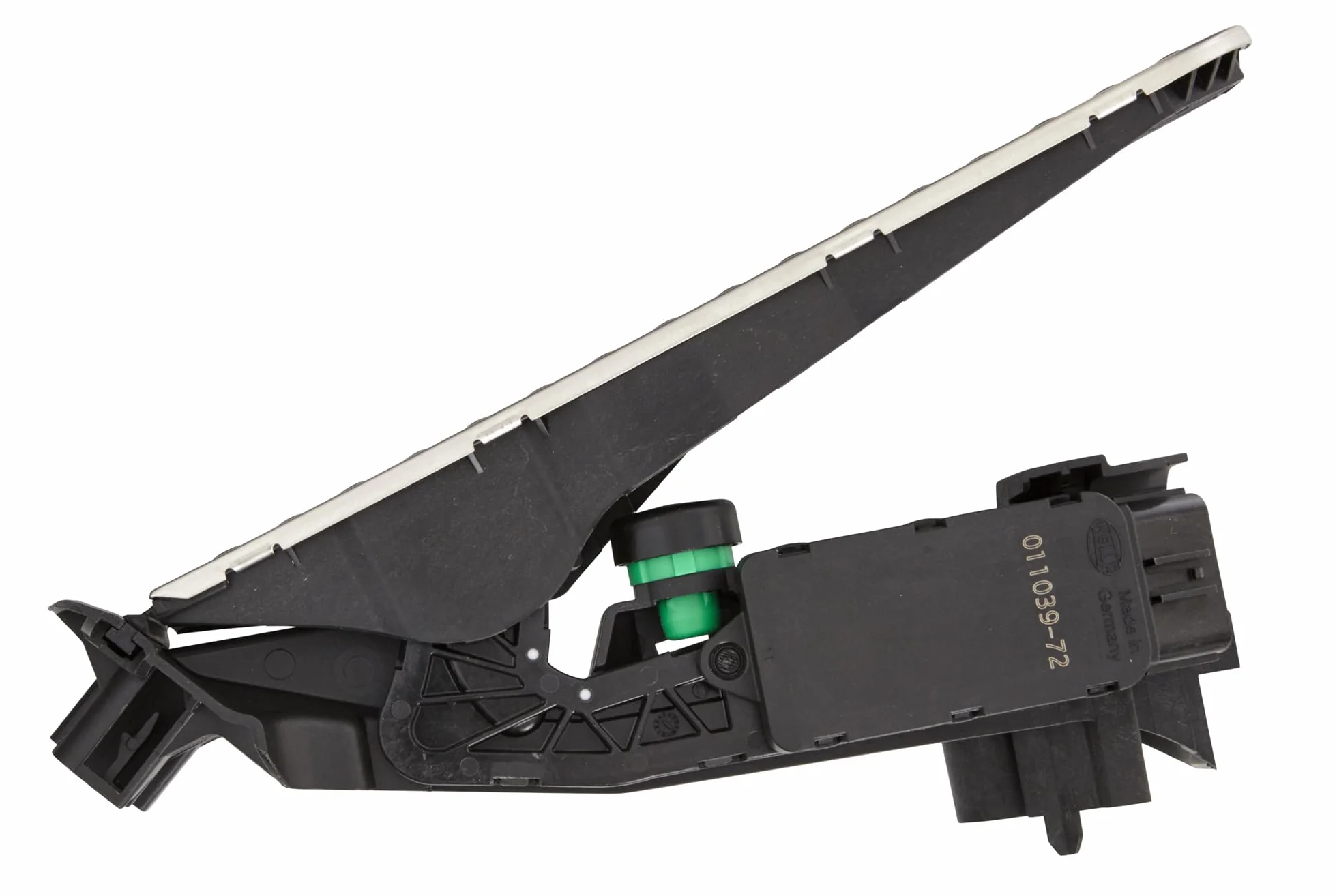 HELLA 6PV 011 039-721 Sensore, Posizionamento pedale acceleratore, per veicolo con guida a Sx, 6a... poli, Trasmissione automatica, Rivestimento pedale in alluminio