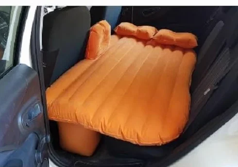 KAELA MATERASSO MATRIMONIALE CON CUSCINI GONFIABILE PER AUTO SEDILE POSTERIORE CON KIT GONFIATORE ELETTRICO E KIT RIPARAZIONE-VARIE COLORAZIONI