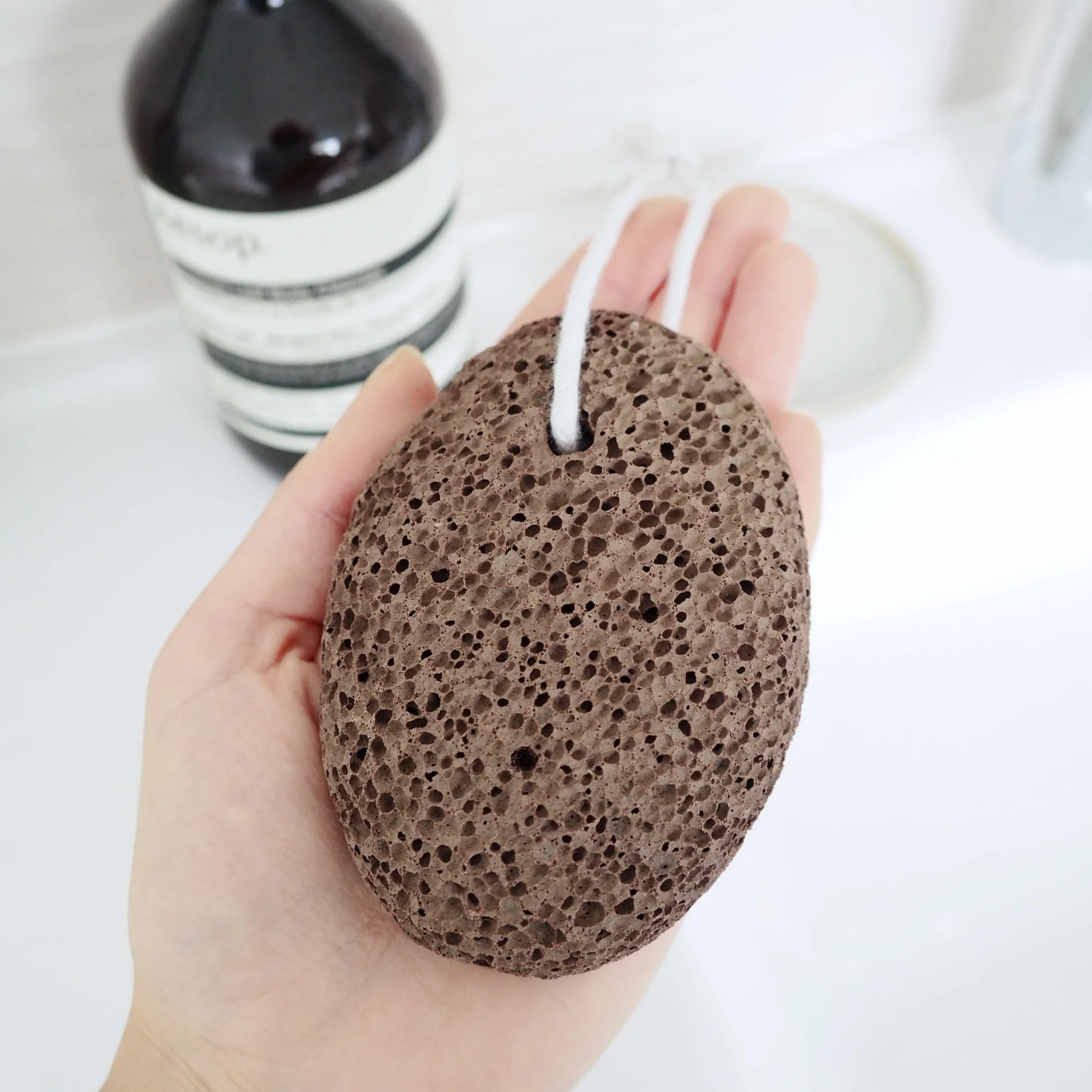 Pietra Pomice Vulcanica Esfoliante Naturale per Pedicure 1 Unità