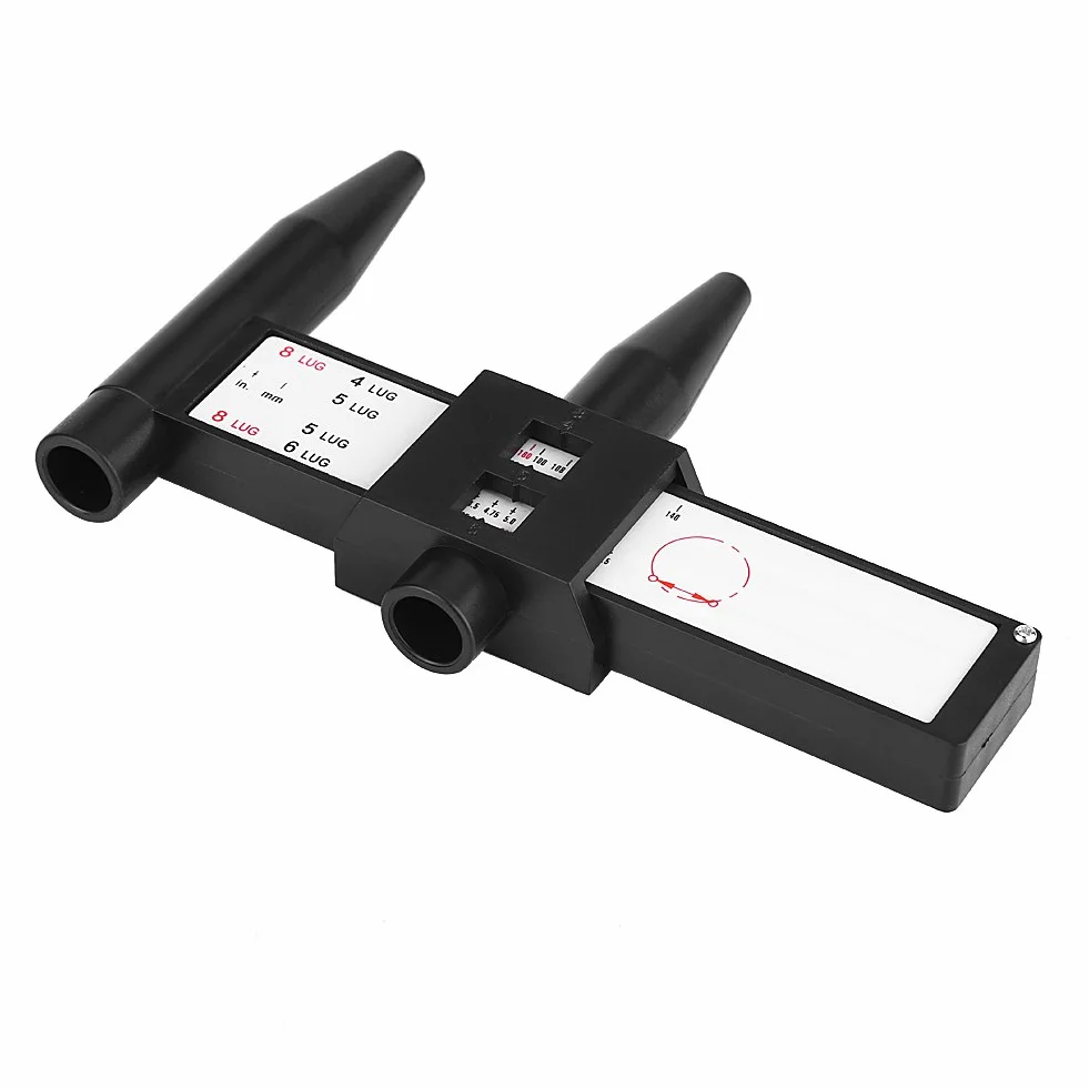 Strumento per calibro mozzo ruota Righello PCD 4 5 6 8 Lug