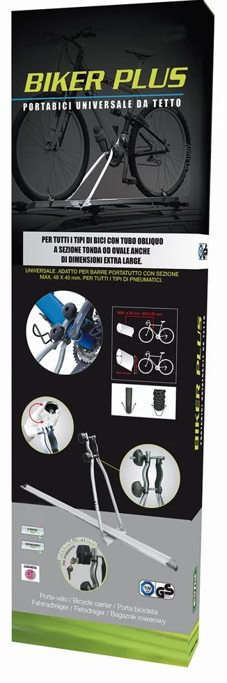 CORA Biker Plus Tubi Ovali Portabici