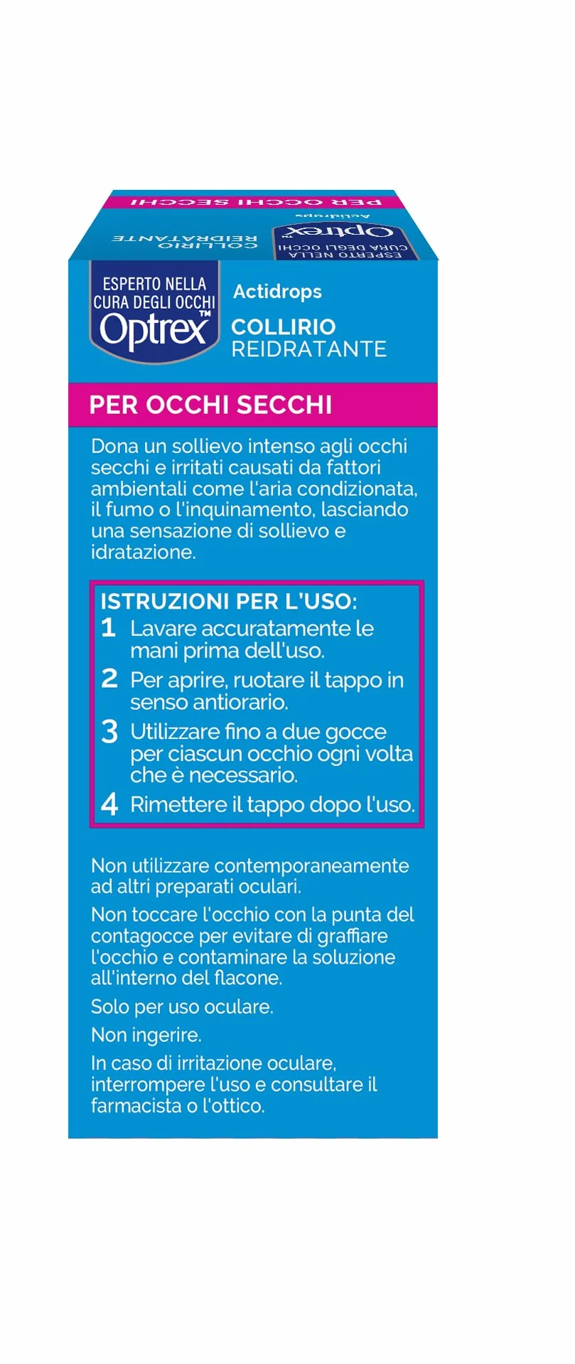 Optrex Actidrops Collirio Reidratante per occhi secchi 10ml