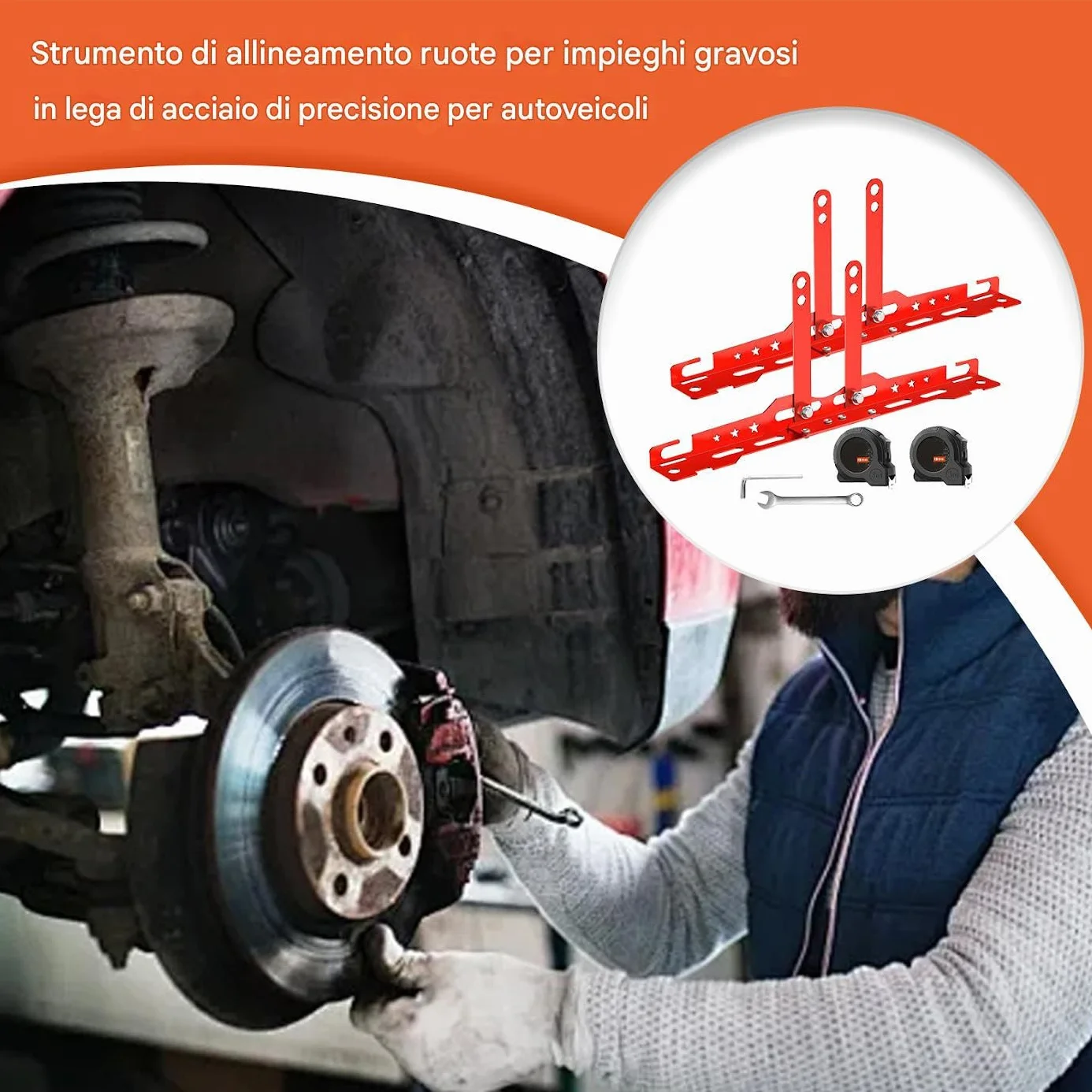 Strumento Di Convergenza Per Ruote - Attrezzi Di Allineamento Auto Multiuso Per Veicoli Industriali Camion Officine
