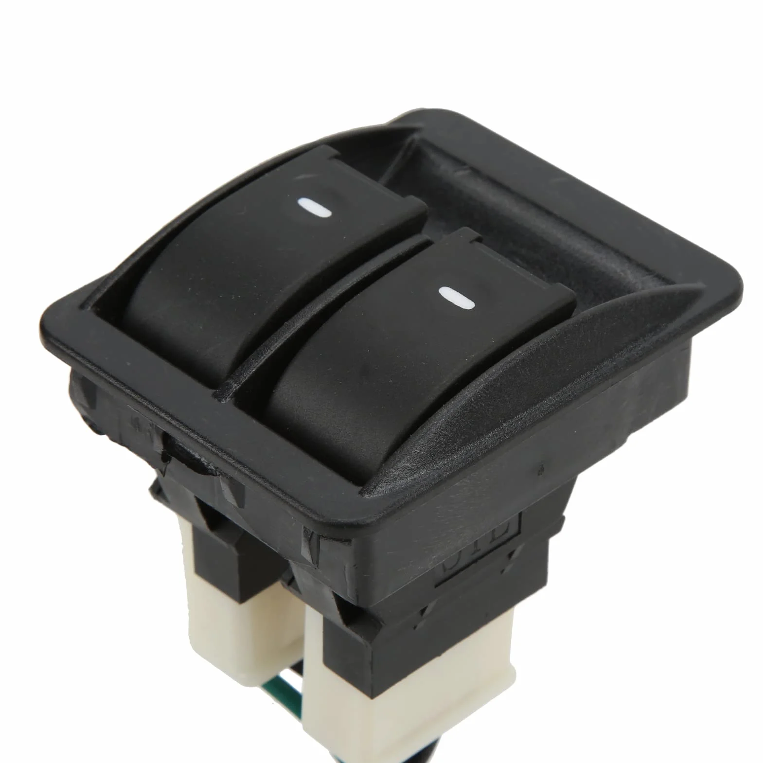 aqxreight Interruttore Alzacristallo Elettrico per Auto, Kit Regolatore Interruttore Alzacristallo Elettrico Universale da 5 Pezzi con Cablaggio per 2 Porte