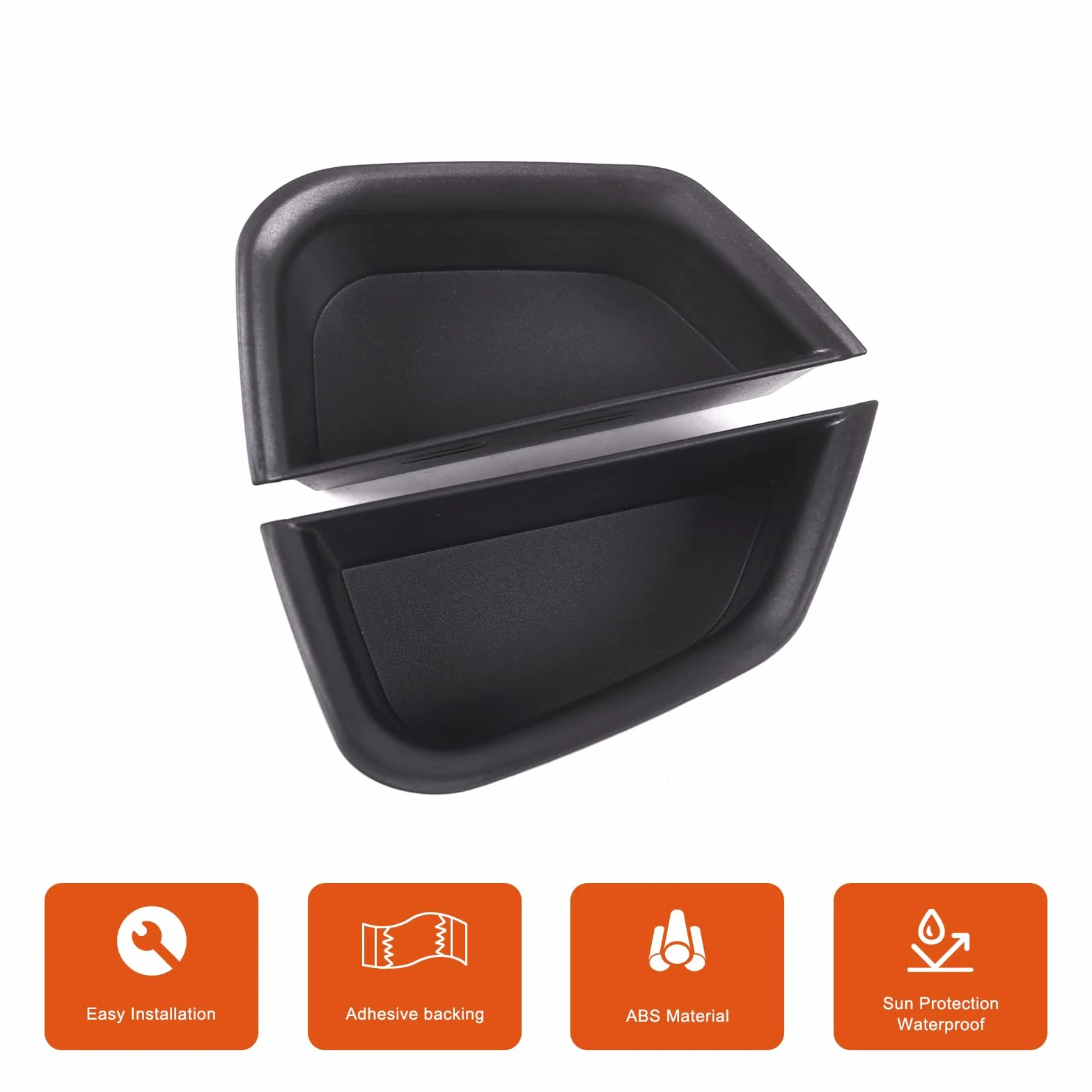 PIUGILH Scatola portaoggetti per porta dell'auto, con cuscino, adatta per Alfa Romeo Giulia 2017 – 2020,2 pezzi, per porta dell'auto, per accessori interni Giulia
