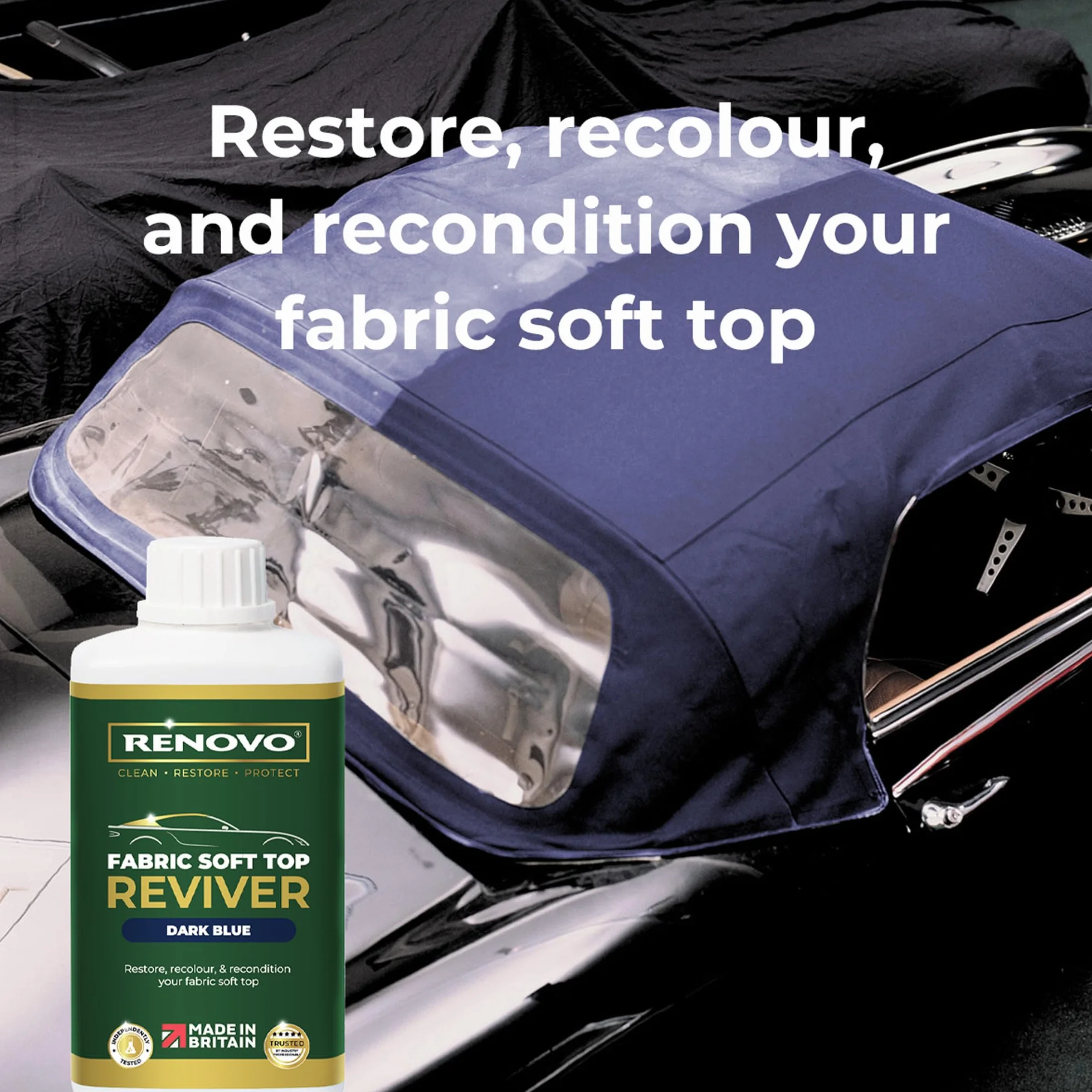 Soft Top Reviver Dark Blue 1 LTR