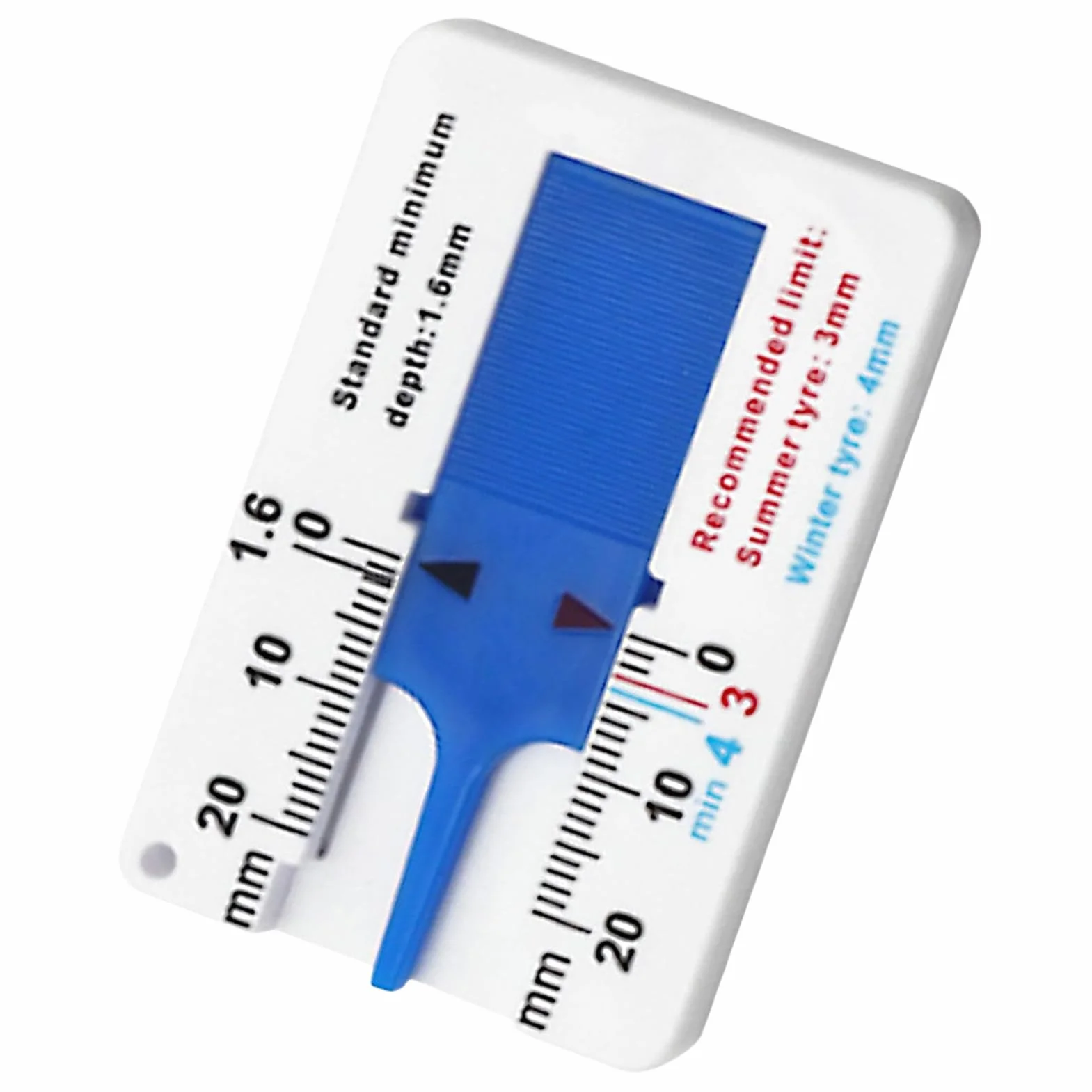 Misuratore di profondità dei pneumatici 0-20 mm Tester battistrada preciso