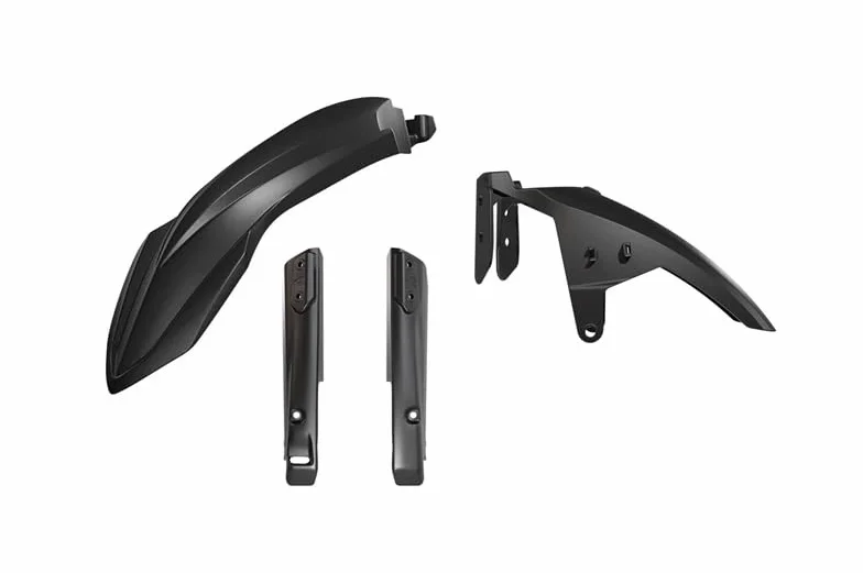 Rtech Kit Parafango Alto e Copristeli per Yamaha Tenere T7 700 2019-2025, Nero