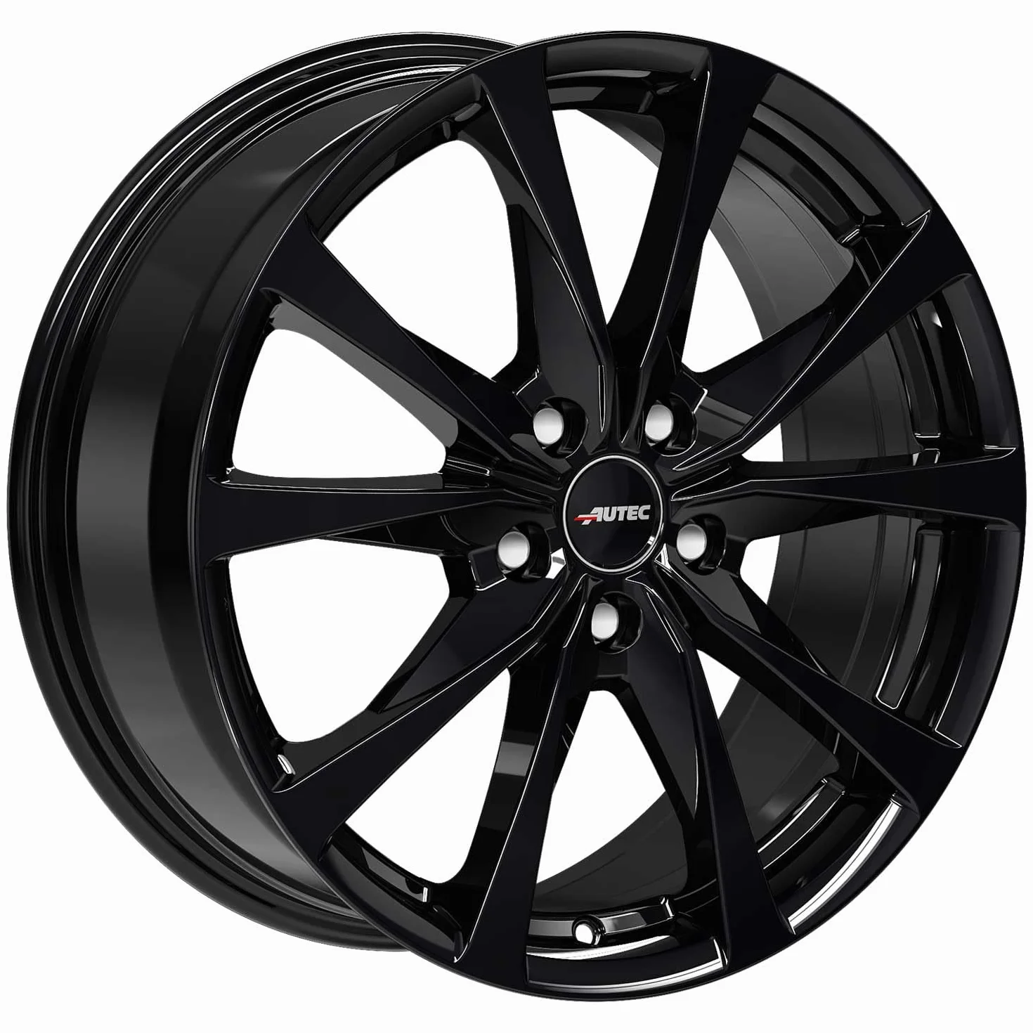 4x Cerchi AUTEC BRIXEN 6.5x16 ET41 5x112 Schwarz