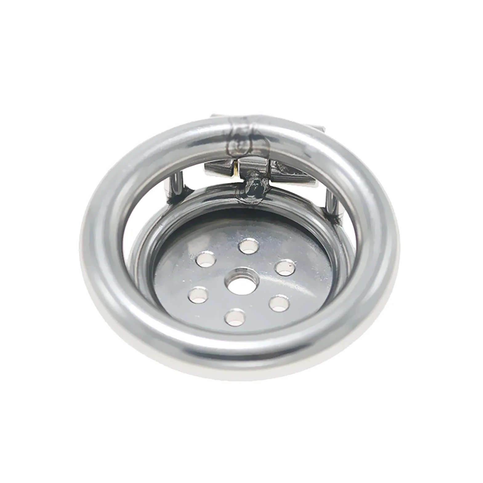 Flat Chastity Cage Uomo Small Metal Cock Cage Erotici Sexy Per Coppie (45MM)