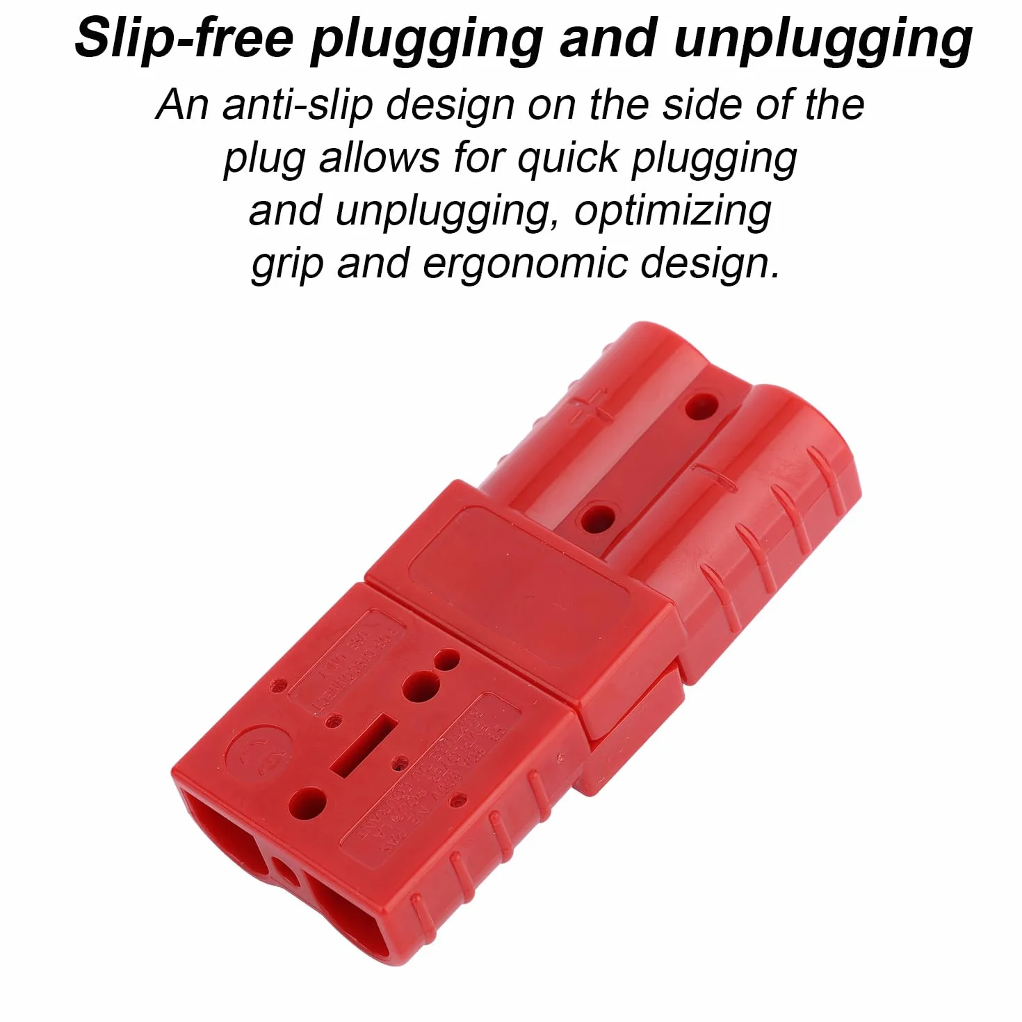 Penitue 4pz Connettori, Kit di Spine Connessione & Sconnessione Batteria 50A 12V-36V per Cavi da 6 a 12 AWG per Auto Moto ATV Argani Ascensori Motori e Altro (Rosso)