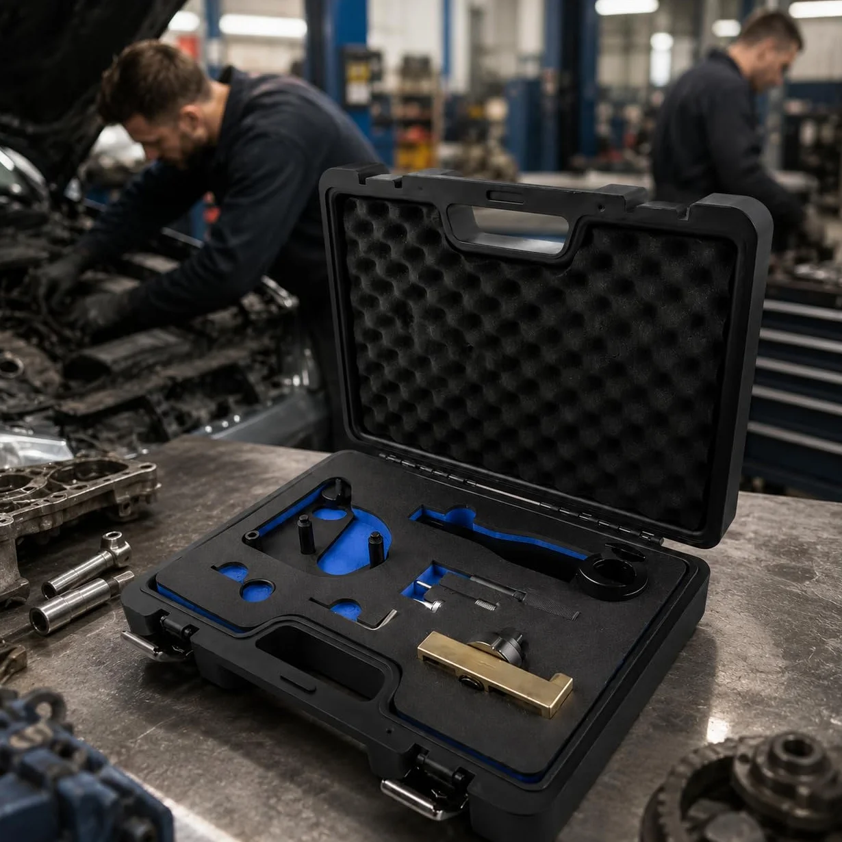 Nissan Opel Mercedes Renault Fiat Kit di Fasatura Motore Diesel 1.6 dCi R9M M9R, Attrezzi Distribuzione Valigetta GS-8536J