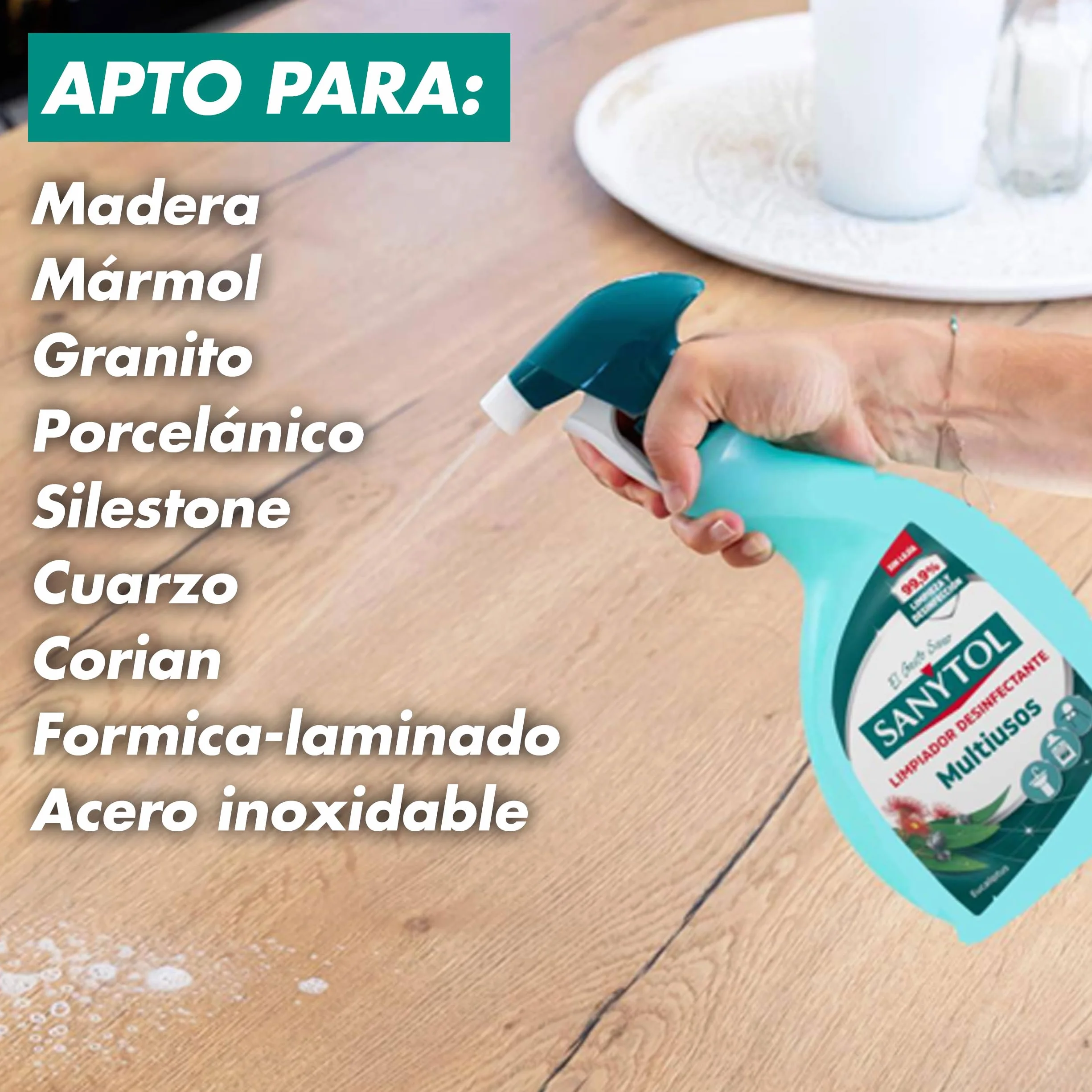 Sanytol Multiusos Recarga Euca 750Ml