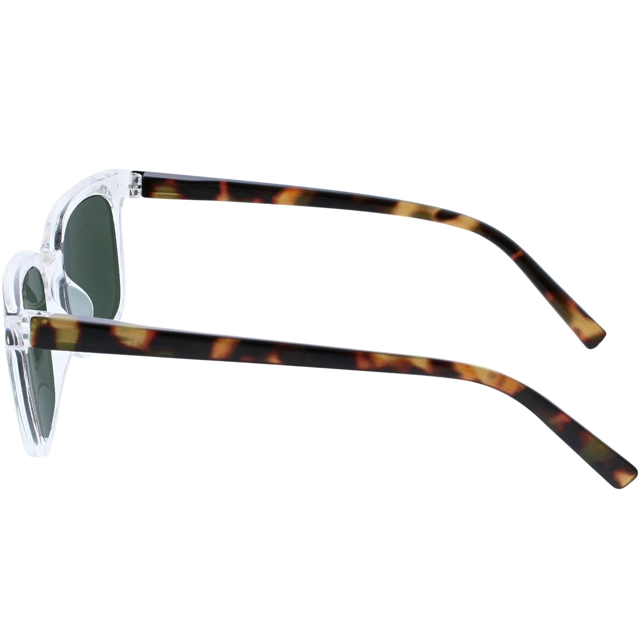 OPULIZE KOI Set di 2 Occhiali Da Lettura Con Lenti Da Sole UV400 Nero-Trasparente +2.00