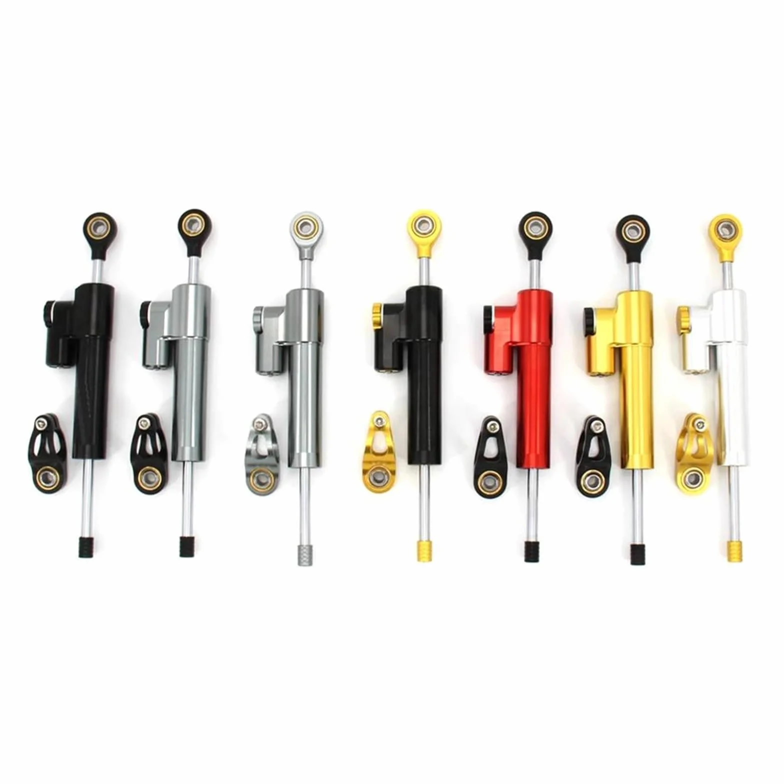 Moto Ammortizzatore Di Sterzo Stabilizzatore Controllo Sicurezza W/Staffa Per Kawasaki Z1000 Z750 2003 2004 2005 2006 2007 2008 2009