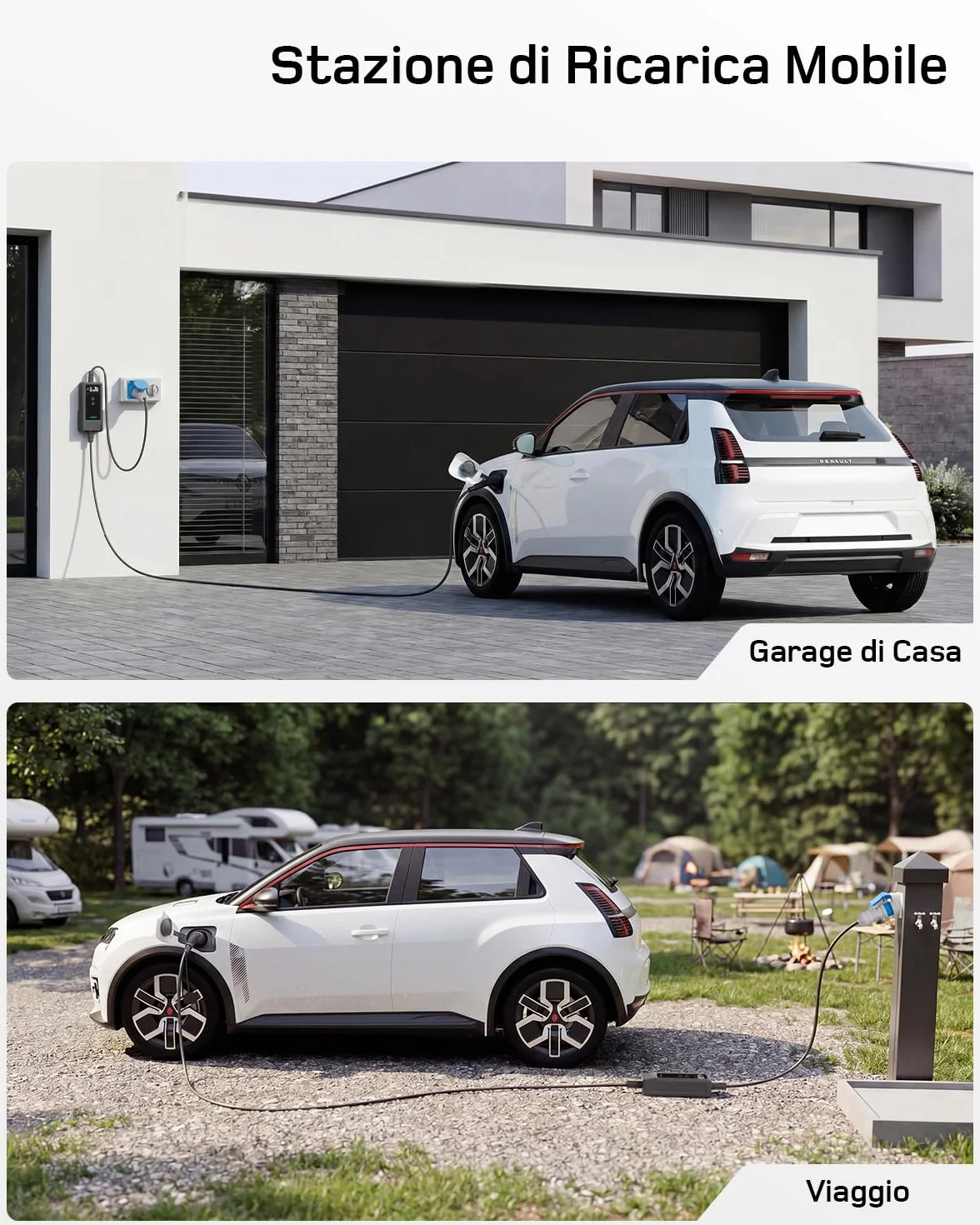 Carichino Auto Elettrica 7 kW App Monofase 6-32A Caricatore Regolabile a Distanza Compatibile T03 Model Y/3 Dolphin Surf EV PHEV