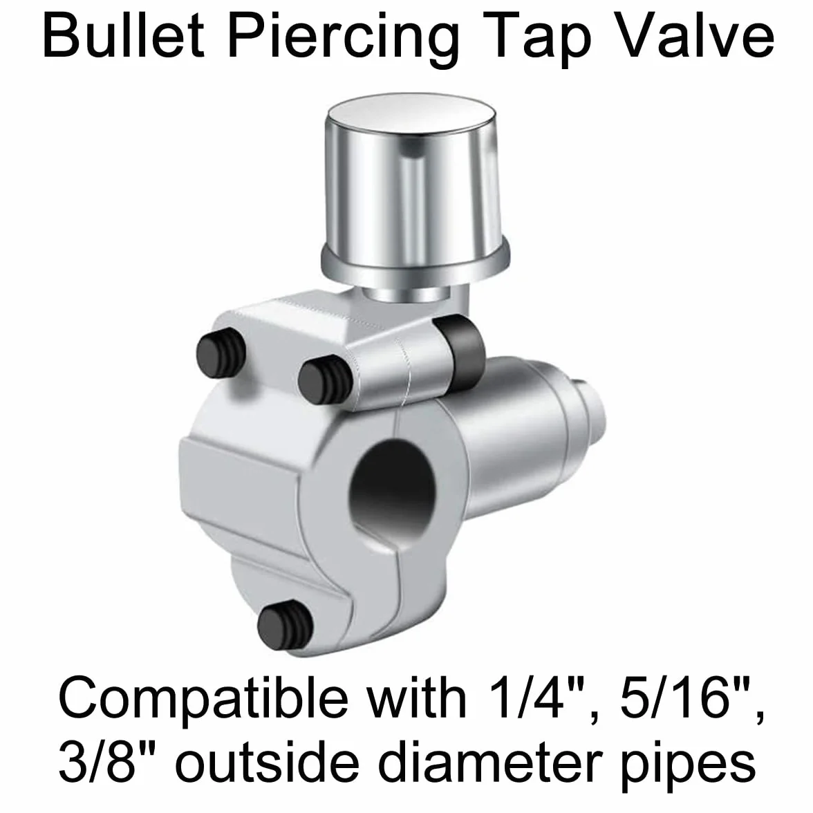 Kit valvola perforante BPV-31 per condizionatori d'aria HVAC, compatibile con tubo 1/4", 5/16", 3/8"