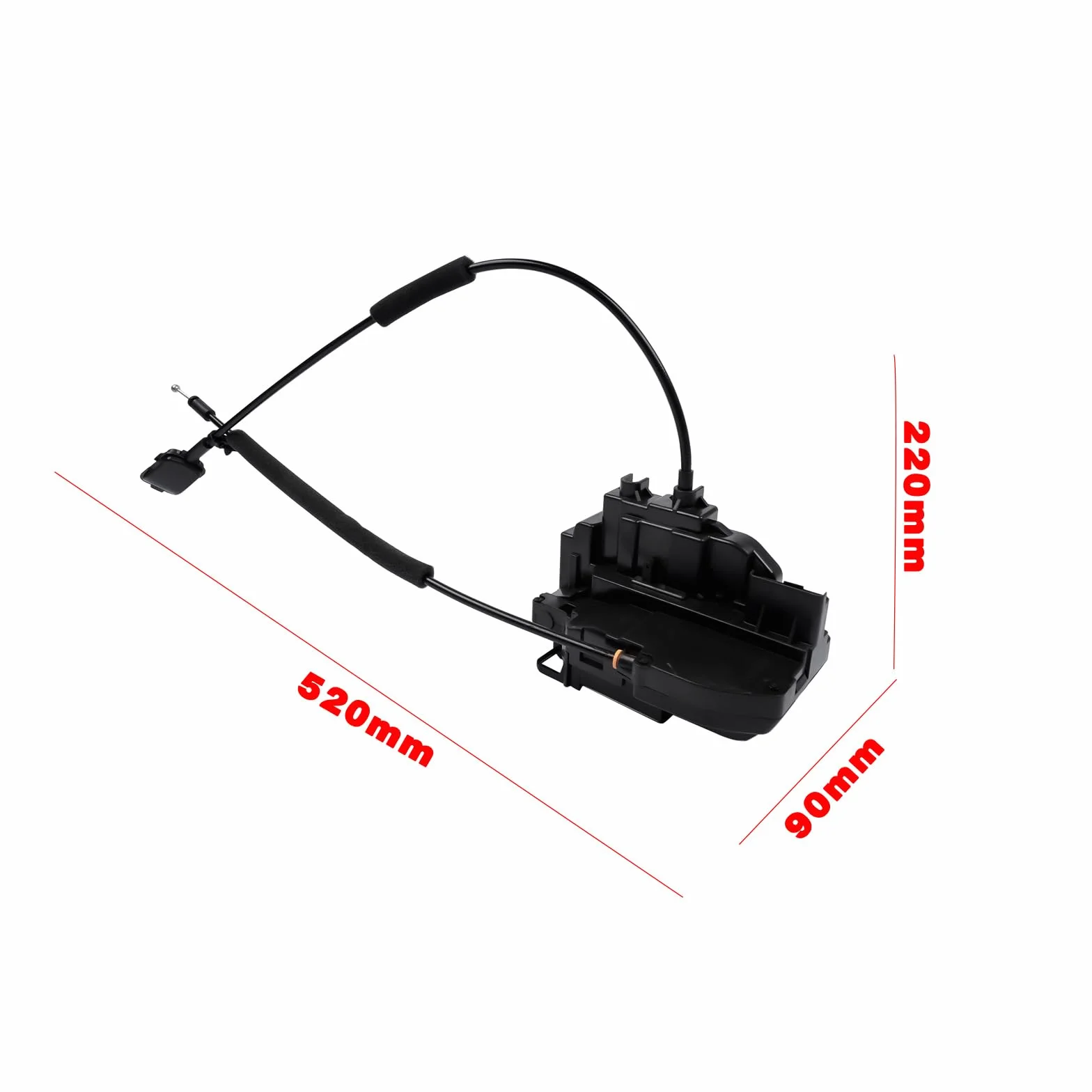 Attuatore serratura porta anteriore destra con 6 perni di ricambio per NV400 Master III Movano B 2.3 dCi 80502-00Q0K 80502-00Q1H 82502-00Q0D 4419257 4421454 93197290 805020009R