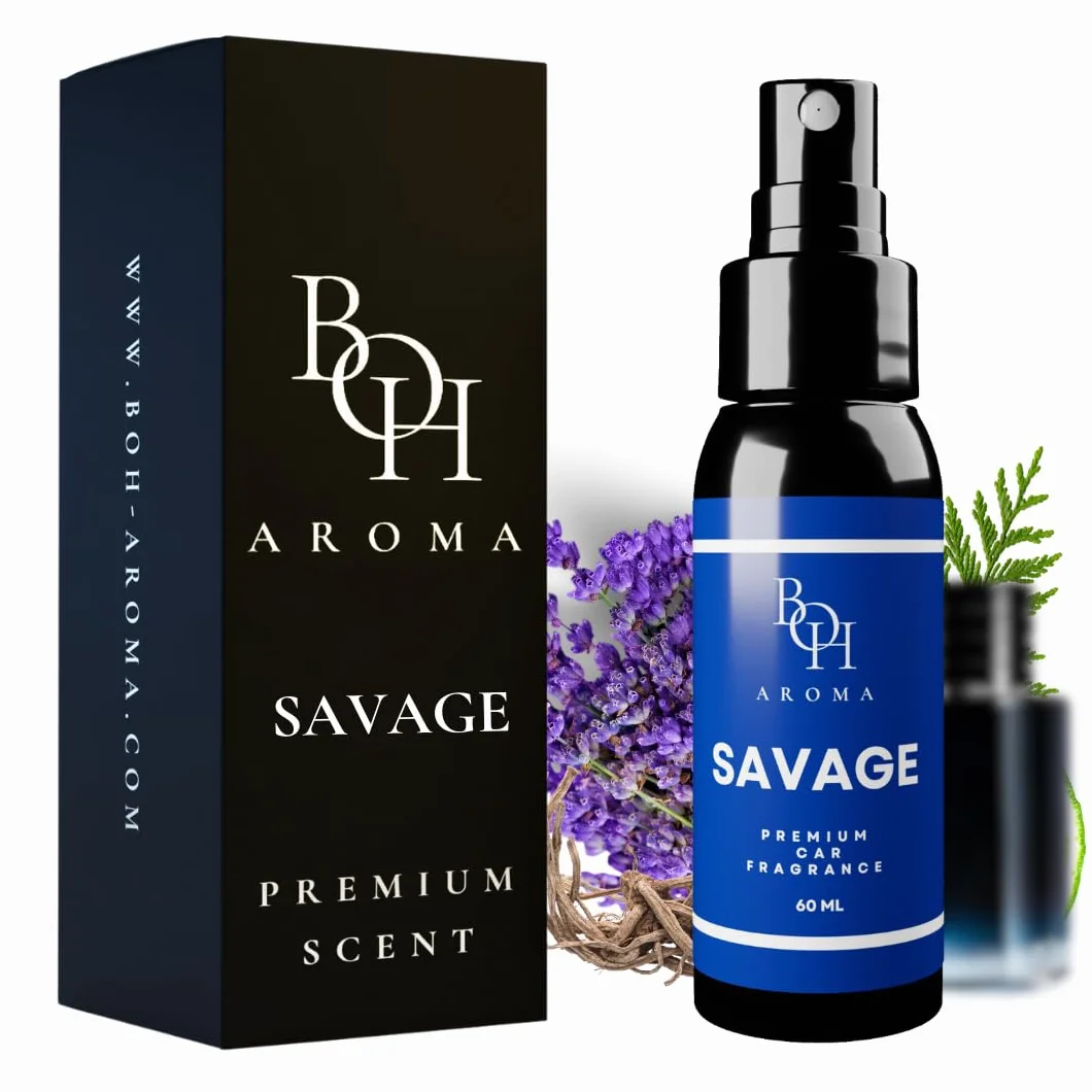 SAVAGE profumo per auto 60 ml neutralizza odori deodorante interni