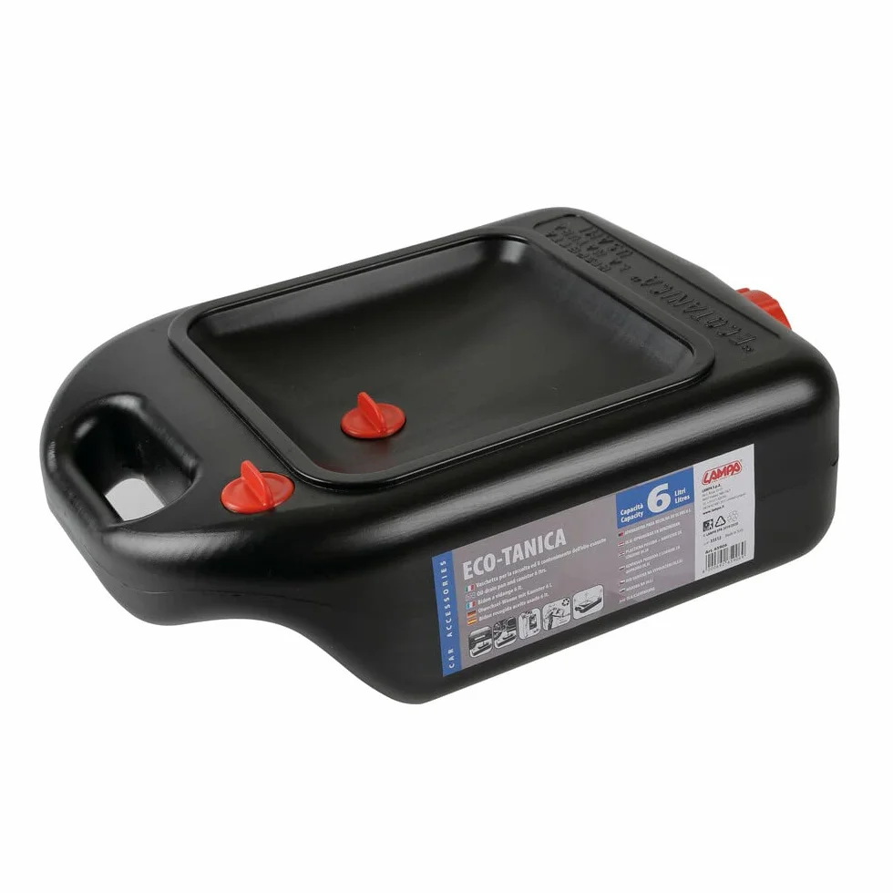 Tanica Cambio Olio 6 Litri per Raccolta Olio esausto Auto e Moto