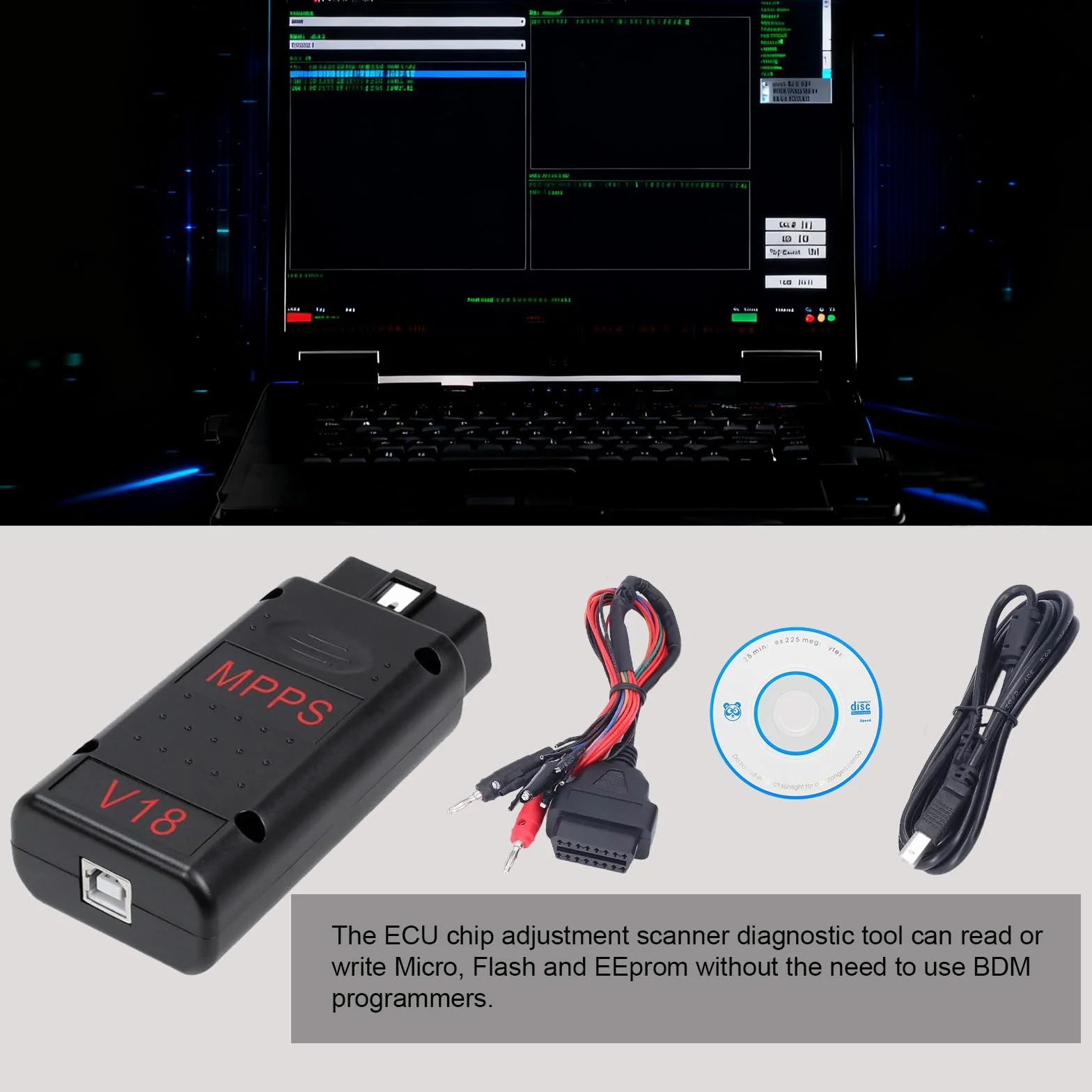 Mpps V18 Tuner ECU Strumento di Diagnosi Auto Scanner Tuning P Tuning per Auto