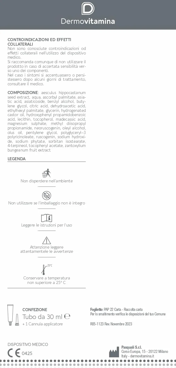 Dermovitamina Proctocare Crema Proctologica Lenitiva e Protettiva 30ml