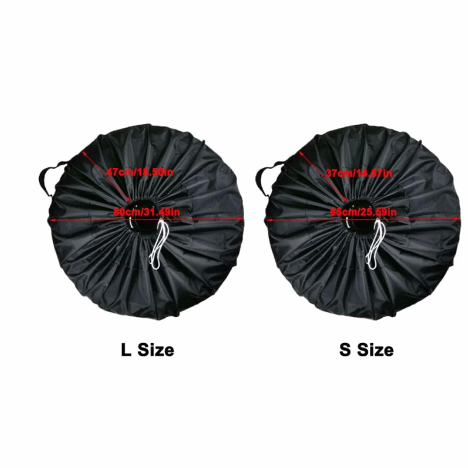 JINGLING Borsa Porta Gomme Copriruota di Scorta Wheel Bag Oxford Ruota Coperture Protezioni per Auto Camper