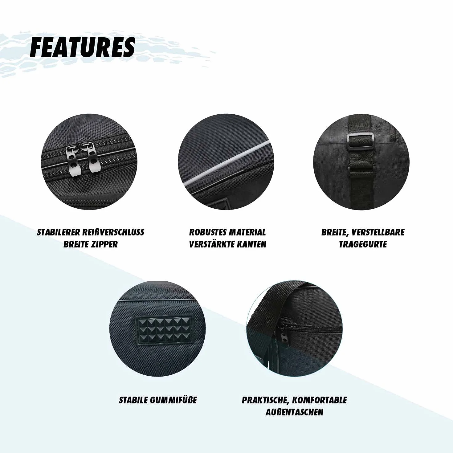 Getmore Parts - Borse interne per valigie laterali in alluminio di Triumph Tiger | 800 | 1200 | Explorer 1200
