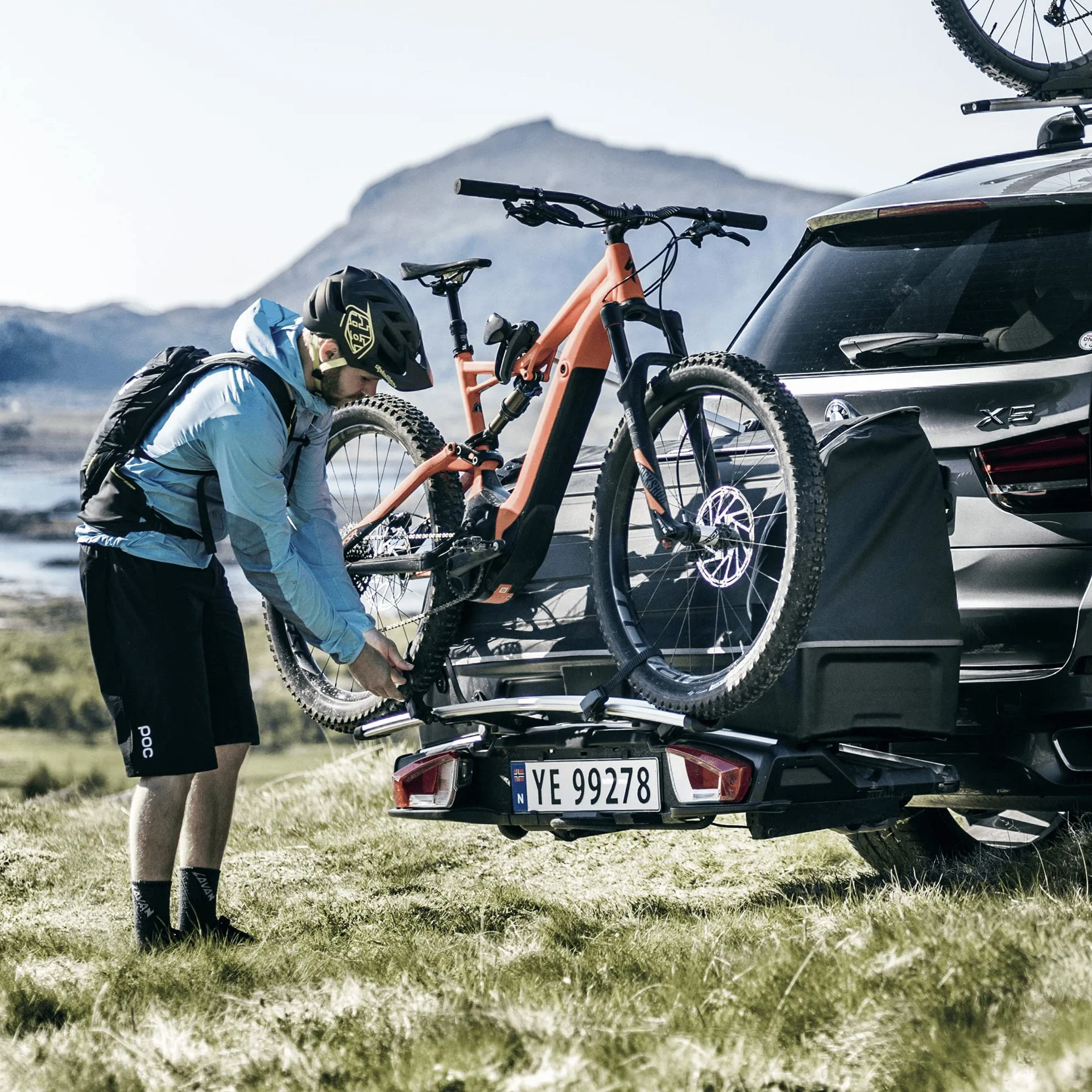 Thule Backspace Xt 4th Bike Arm Braccio Per Quarta Bici Aluminium Aluminum, One-Size