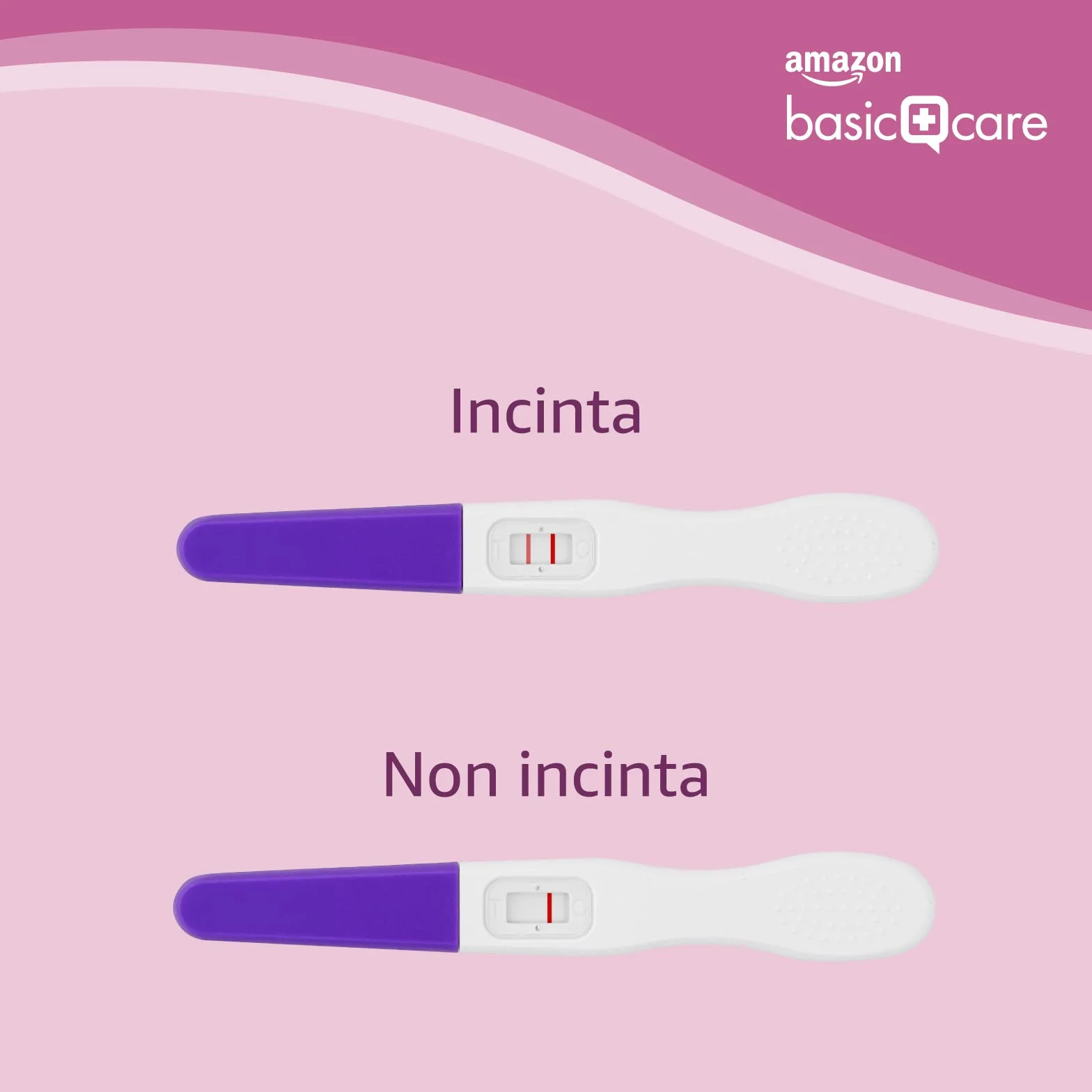 Amazon Basic Care Test di gravidanza Rilevazione precoce 6 giorni prima confezione da 3 test