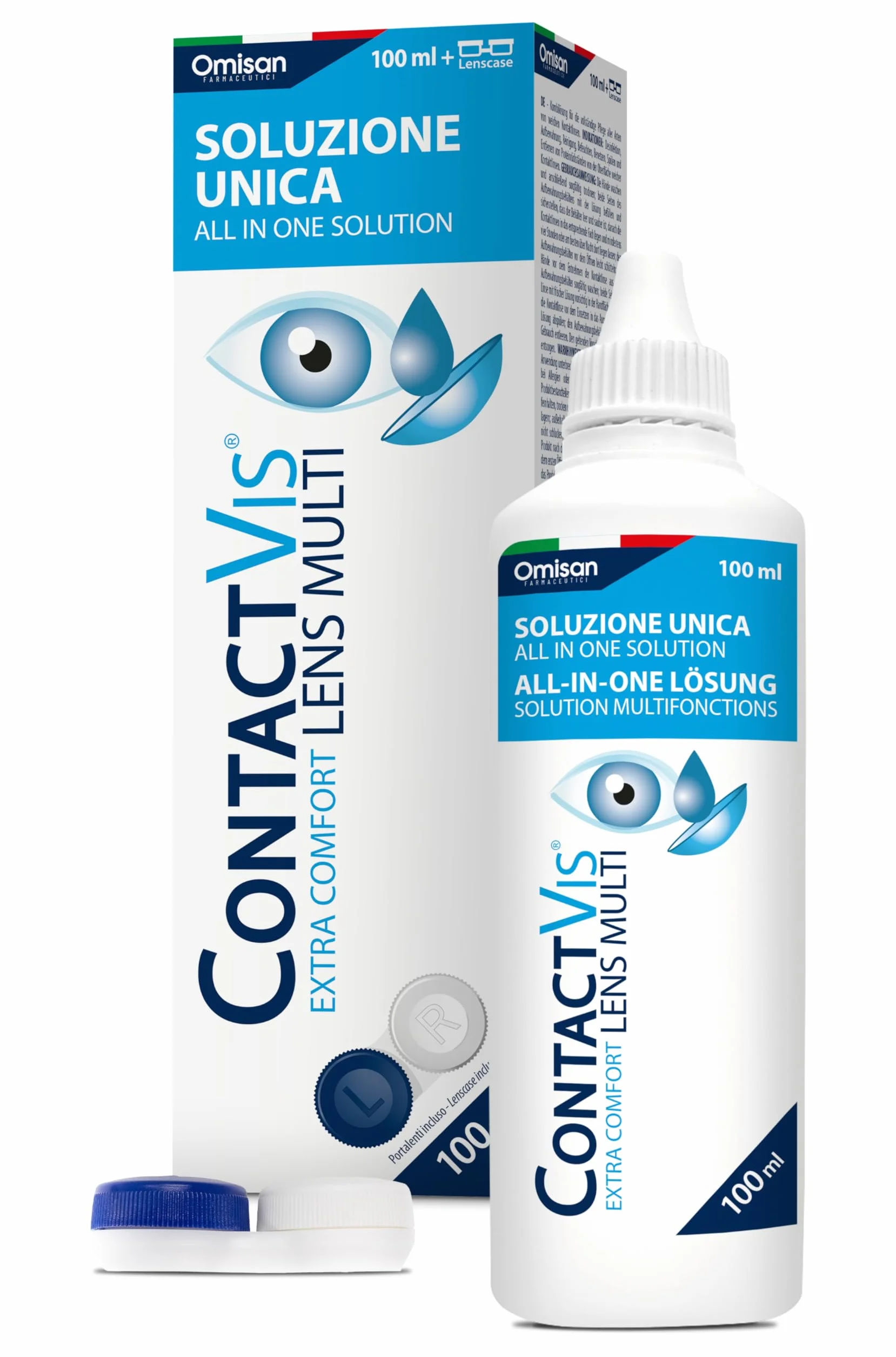 Soluzione Unica per Lenti a Contatto 100 ml Travel Pack Portalenti