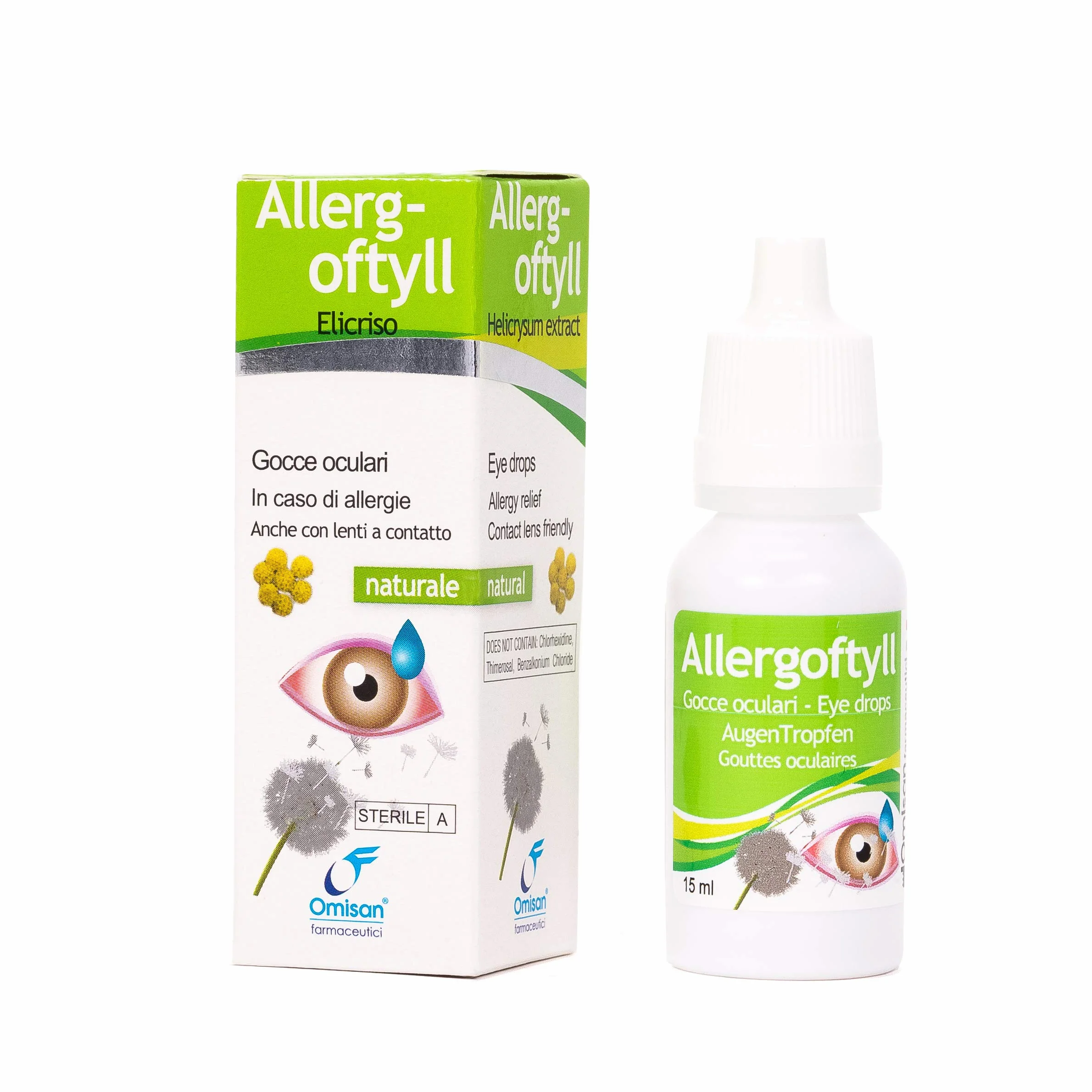Allergoftyll Gocce oculari con Elicriso 15 ml