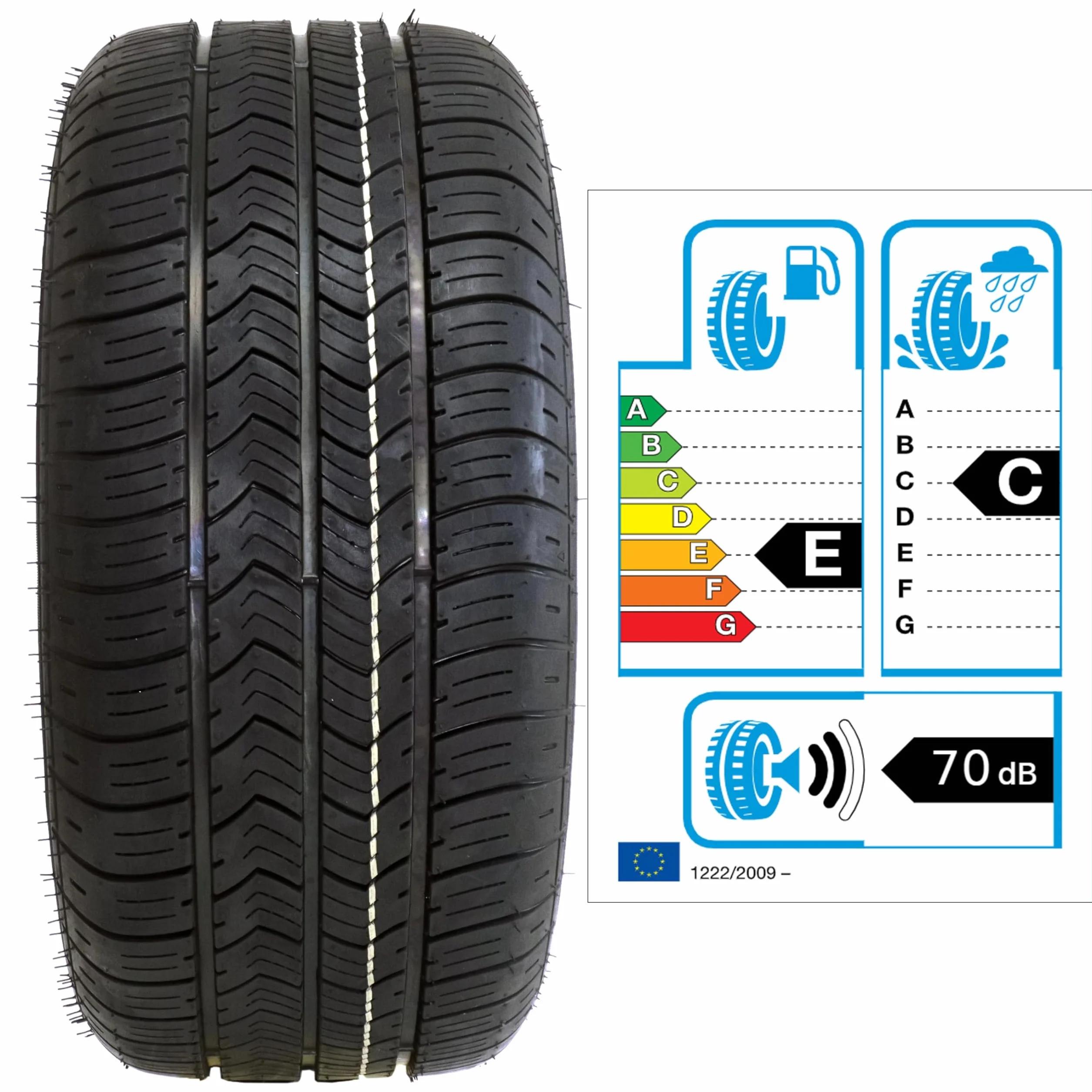 Rimorchio ruota completa 195/55 R10C 98/96N M+S cerchione 6Jx10H2 5x112 ET-4 Trailer Caravan
