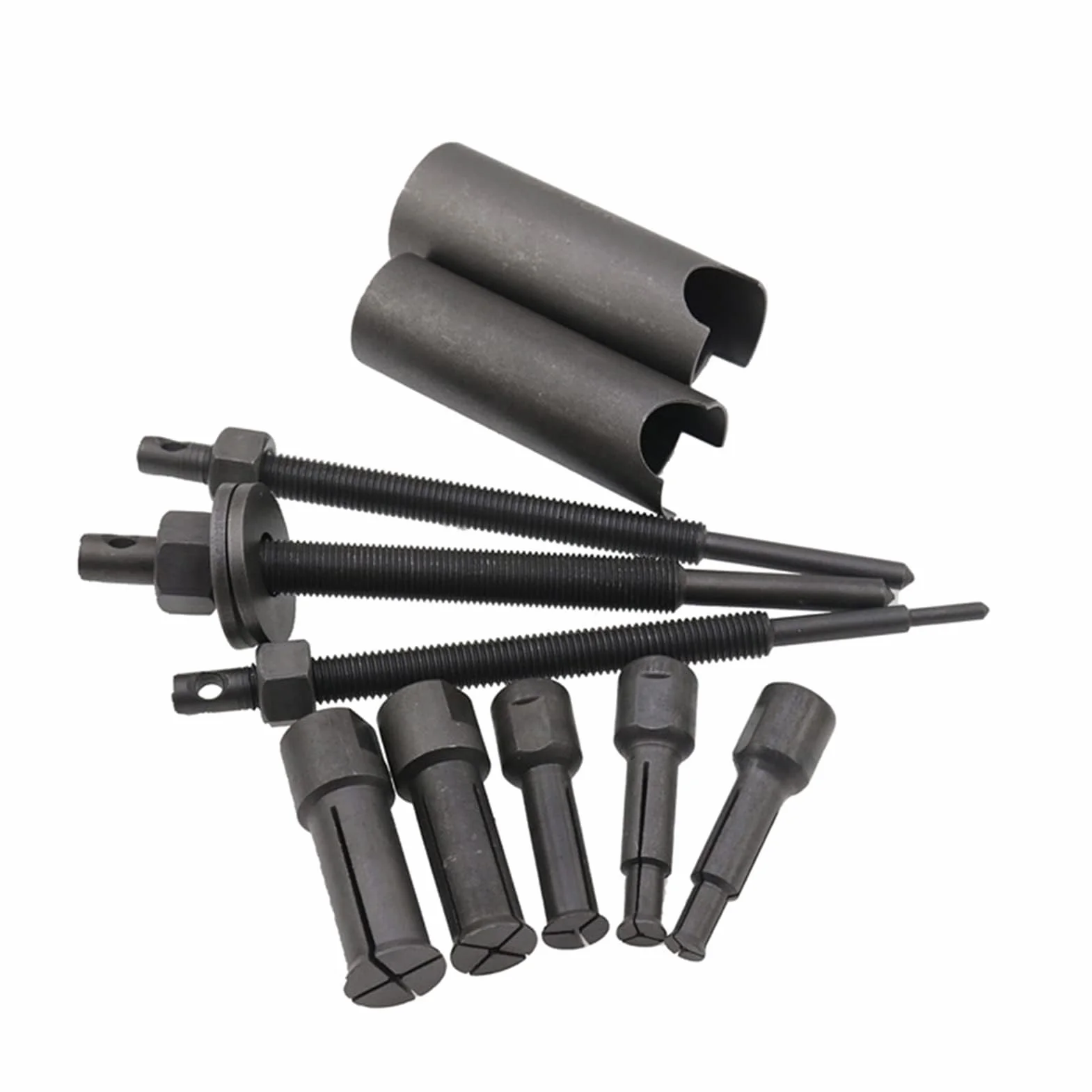 Geevorks Estrattore di cuscinetti interni per biciclette utensili speciali per cuscinetti a sfera albero motore, kit di strumenti di rimozione cuscinetti per moto, estrattore per cuscinetti a 8 pezzi