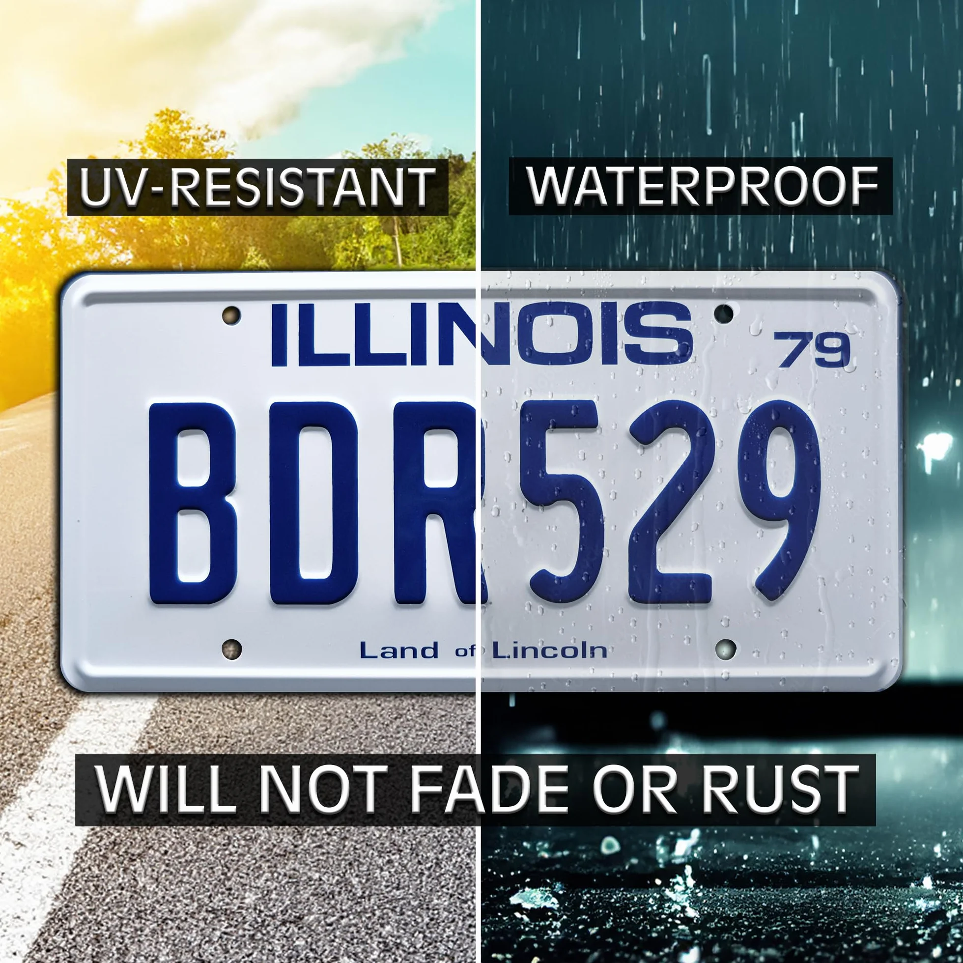 Blues Brothers | BDR529 | Metal Stamped License Plate