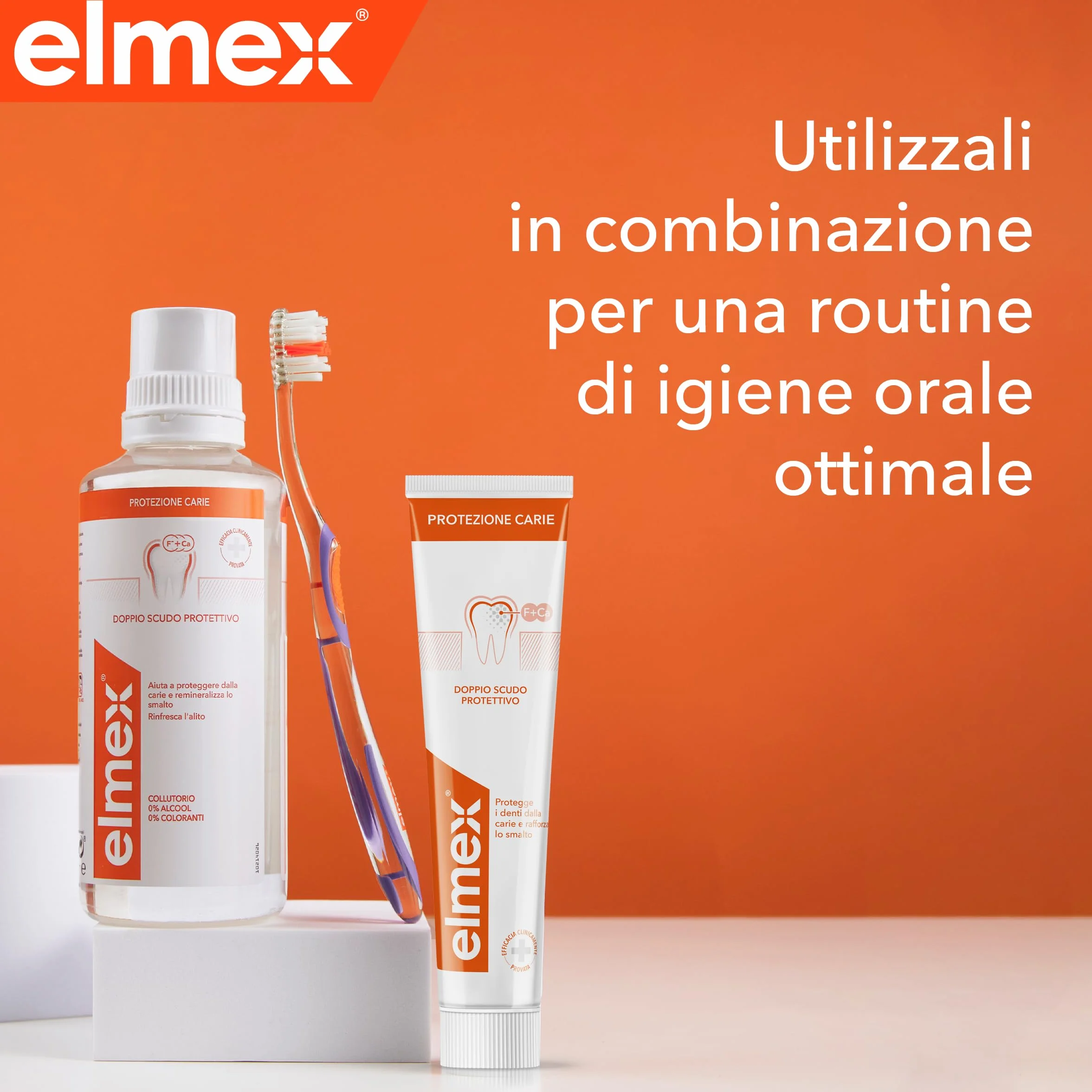 Elmex Dentifricio Anticarie 4x75ml Protezione Carie Denti Smalto Formula Anticarie