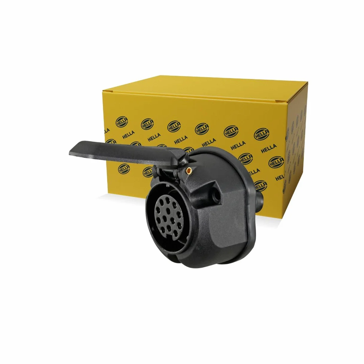 HELLA 8JB 005 949-011 Presa corrente 13A poli con disinserimento retronebbia Spina Contatto a vite nero